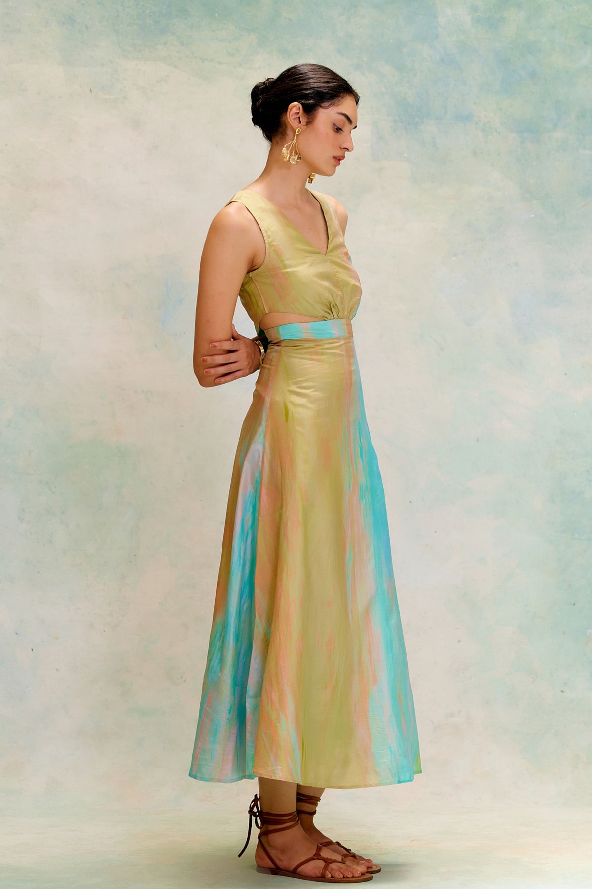Brooke Sage Ombre Dress