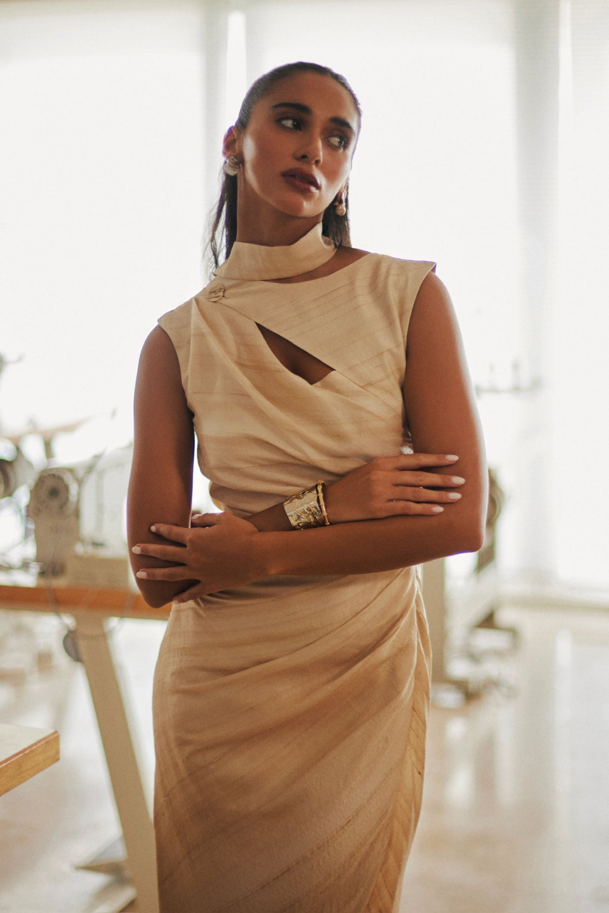 Paloma Tussar Dress