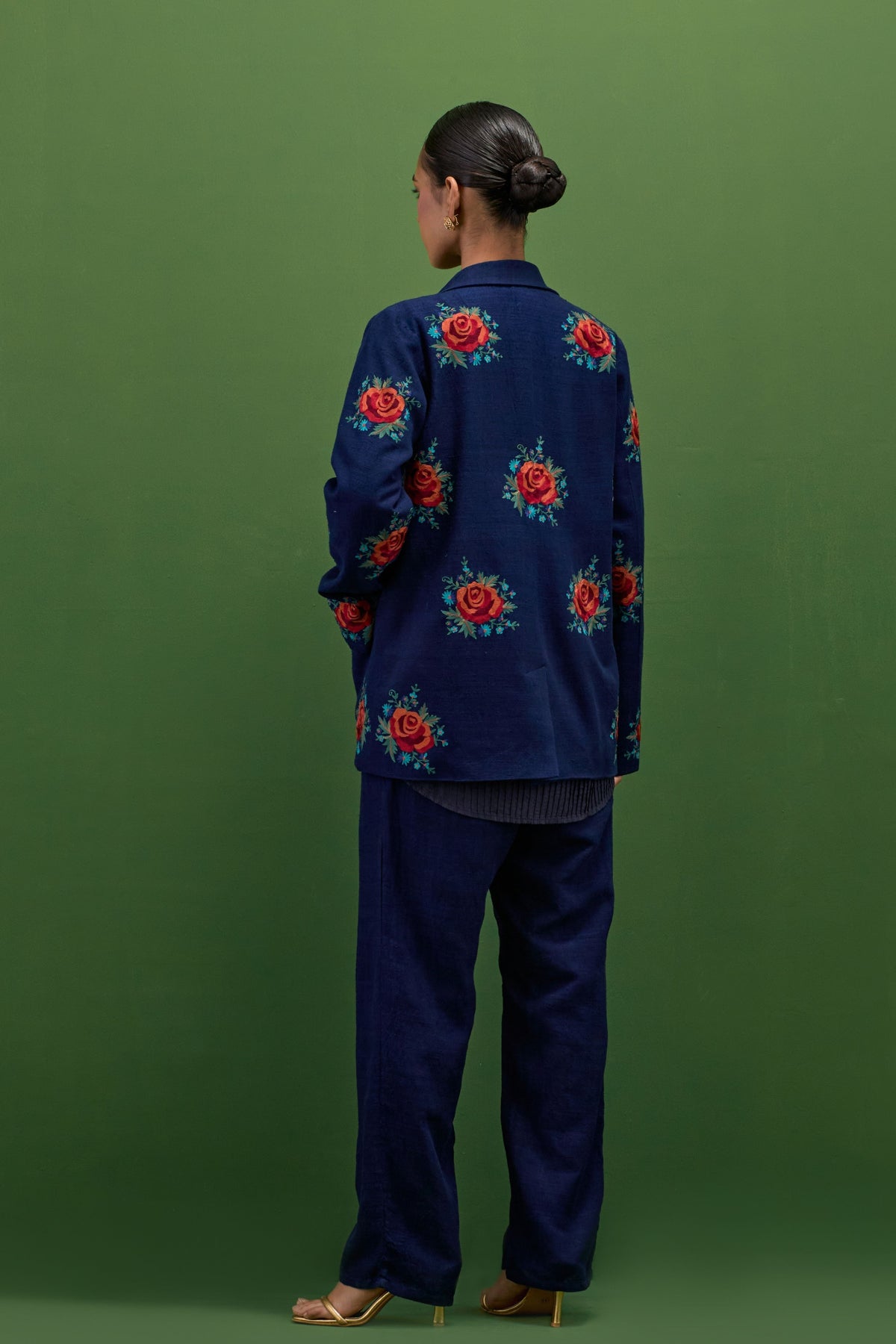Midnight Blue Jacket Set