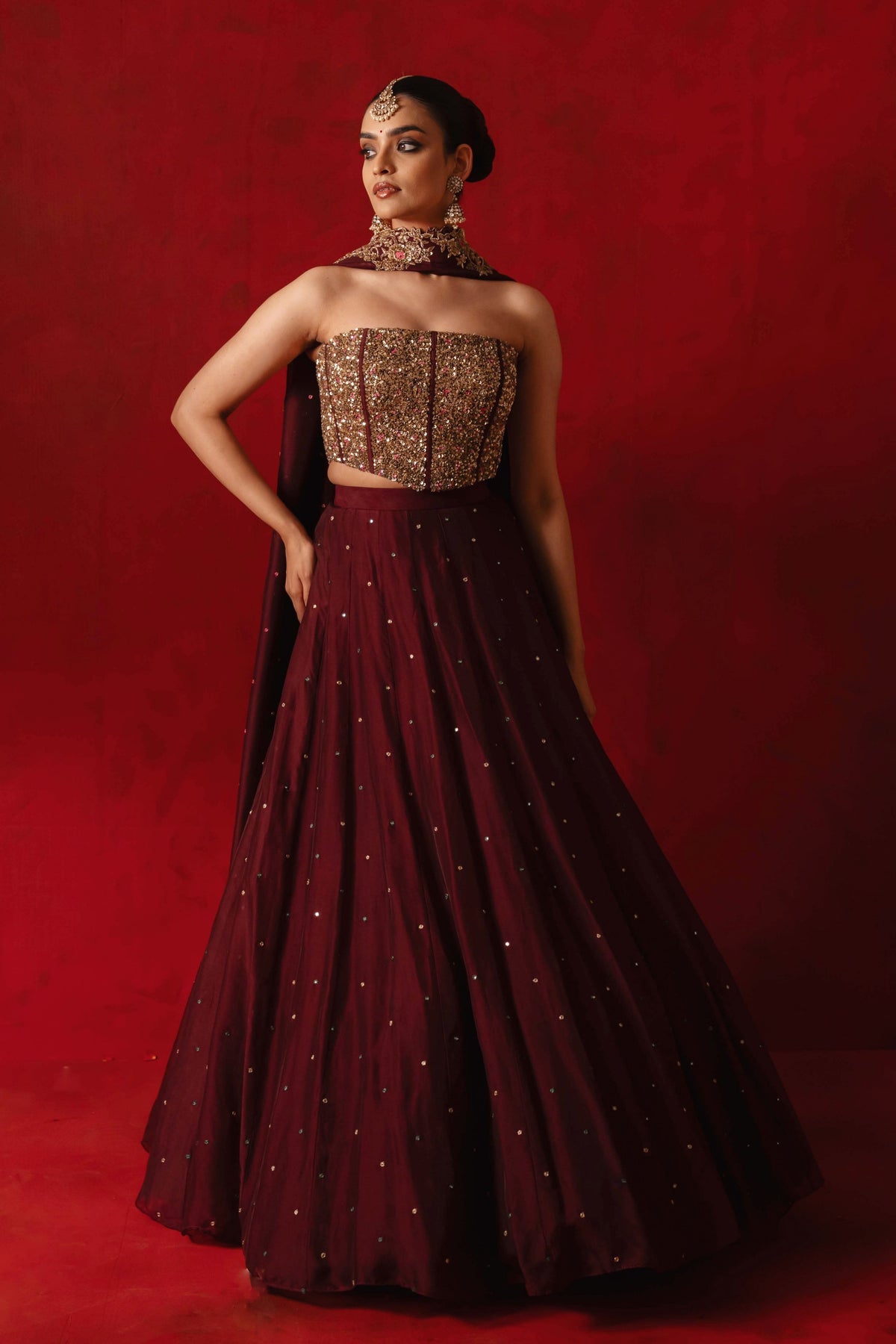 Maanvizhi Lehenga Set