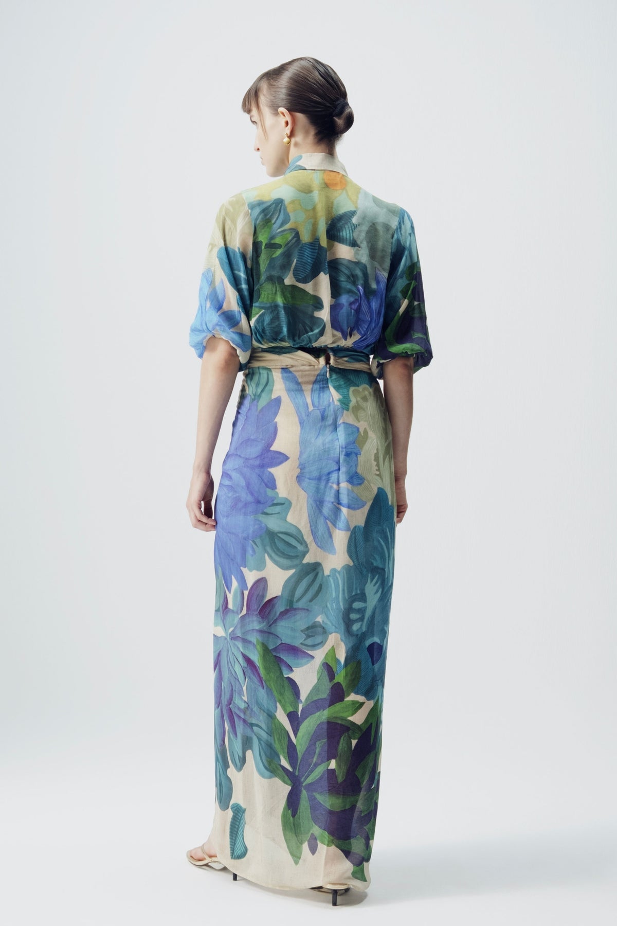 Garden Party Tie up Top and Skirt Set