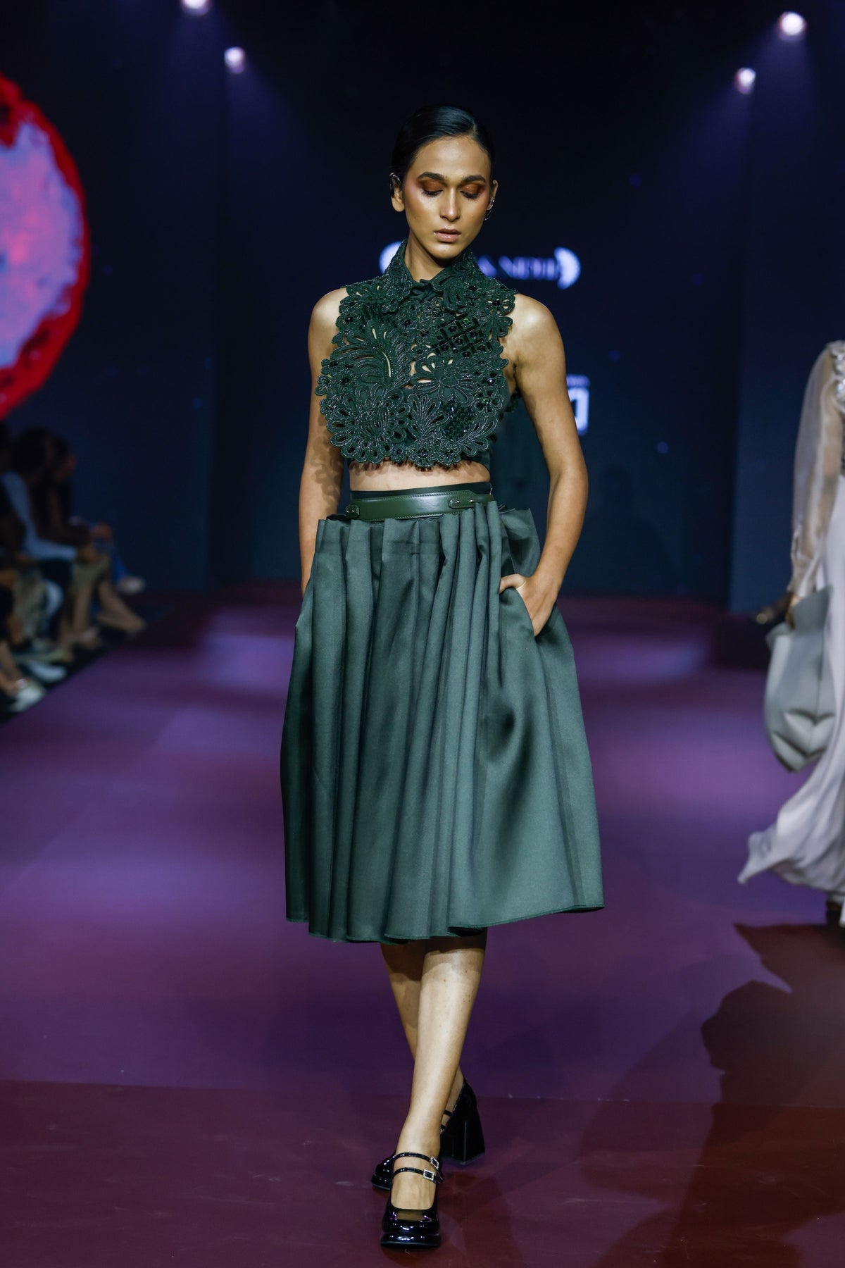 Chorus Cutwork Tuxedo Co-ord Set