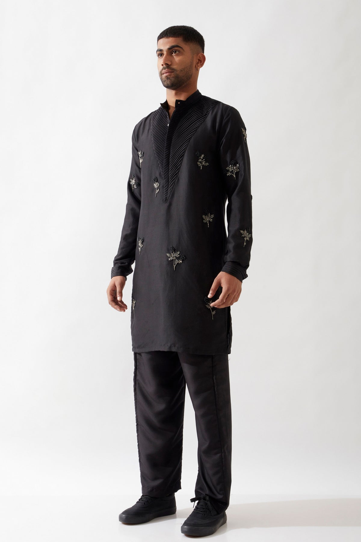 Nash Black Kurta Set