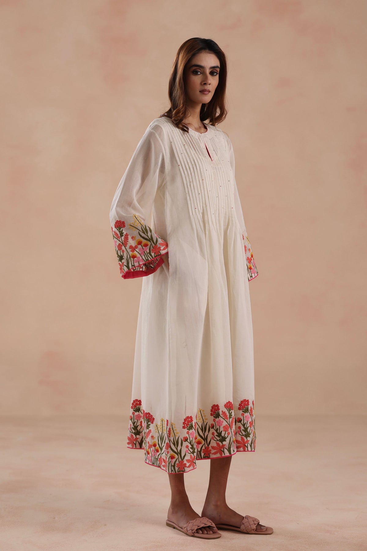 Swara Ivory Kurta Dress