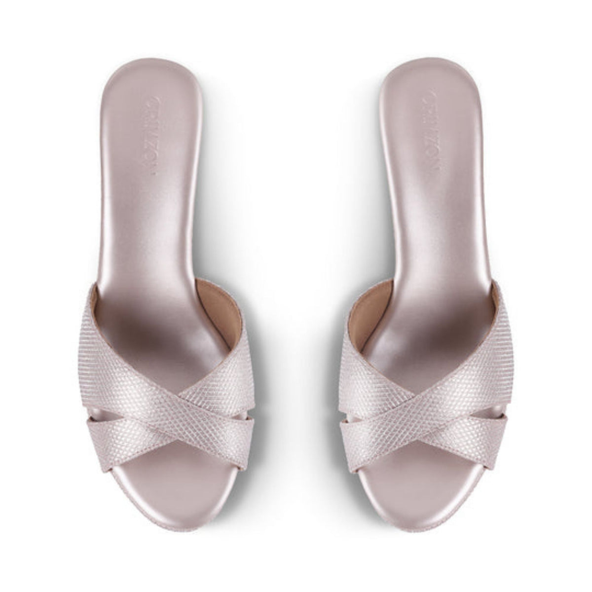 Aiyana Rose Gold Wedges