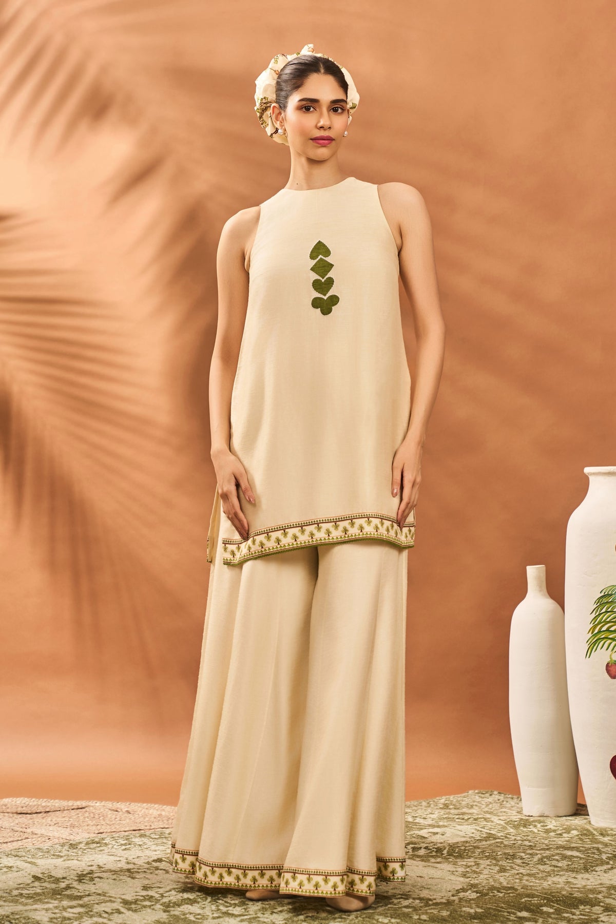 Ivory Wildscape Kurta Set