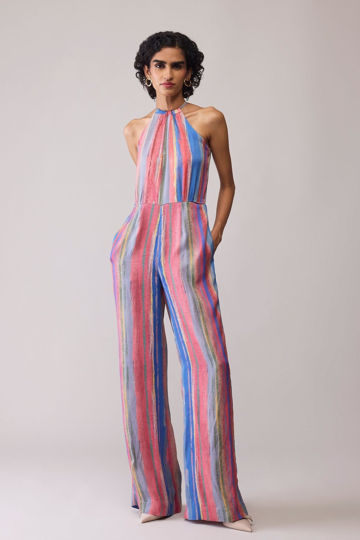 Lara Striped Jumpsuit - Bunka - Elahe