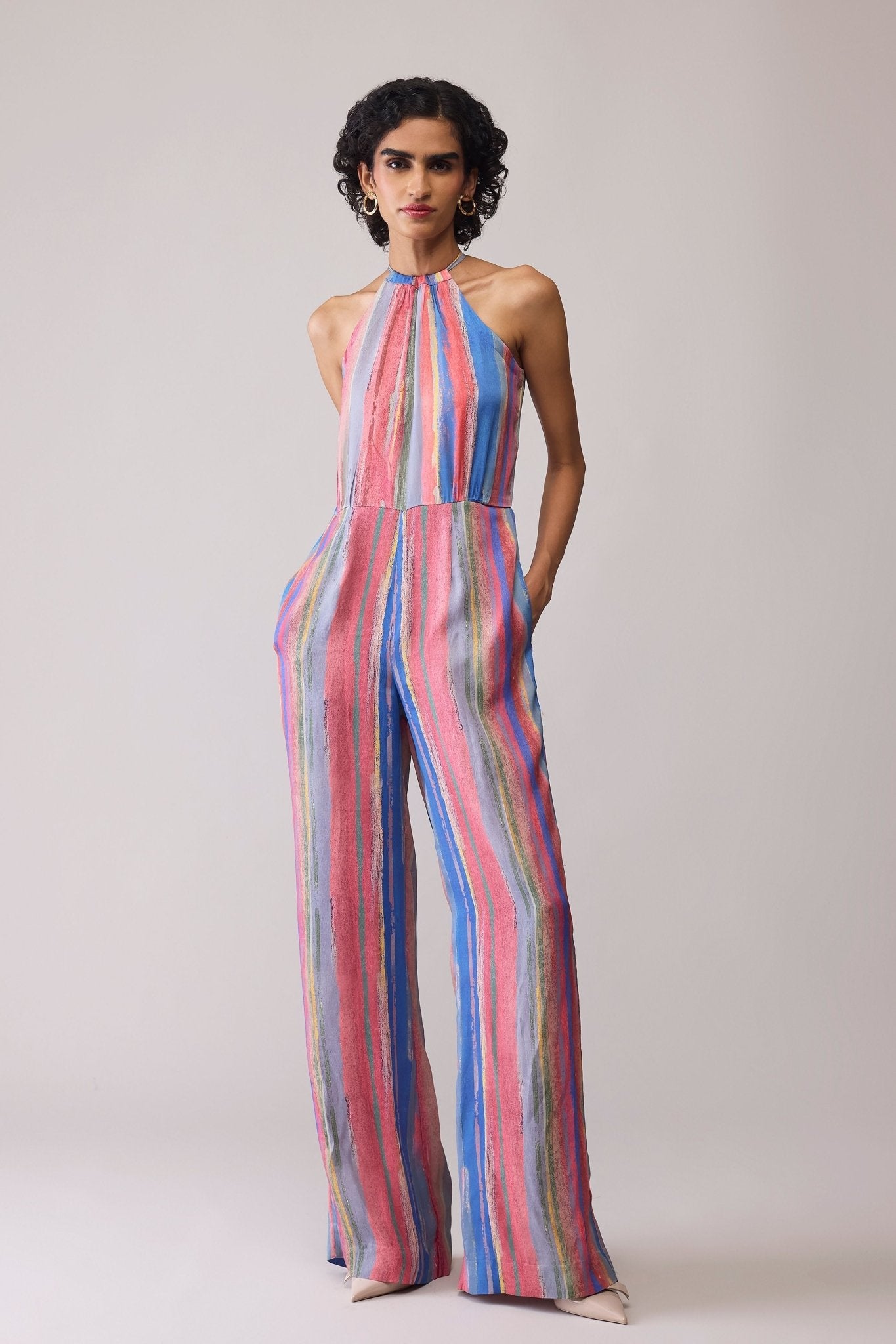 Lara Striped Jumpsuit - Bunka - Elahe