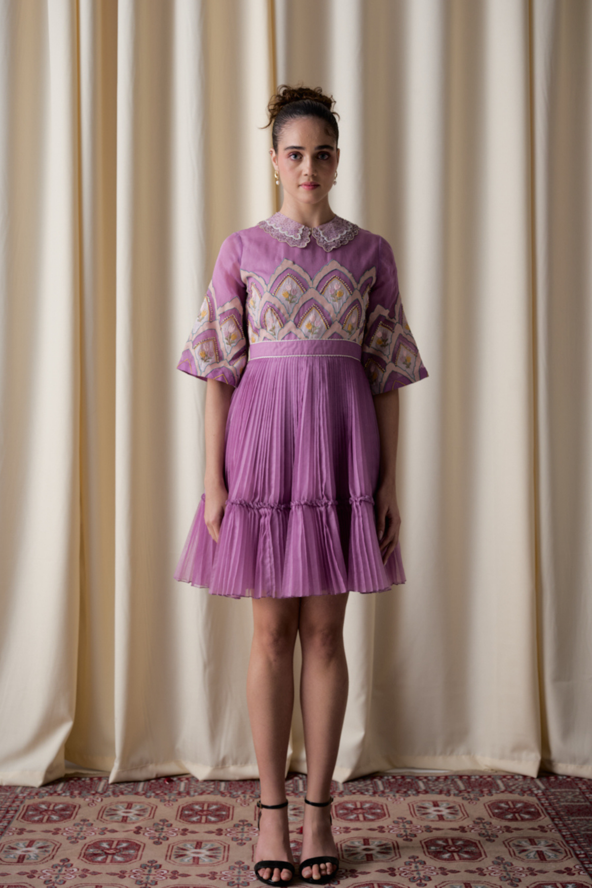 Orchid Skater Dress