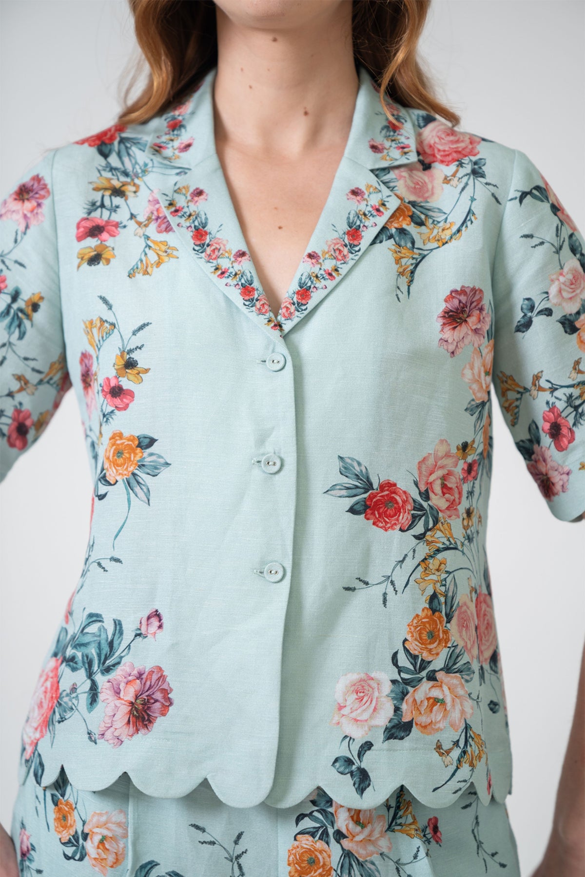 Liora Scalloped Shirt