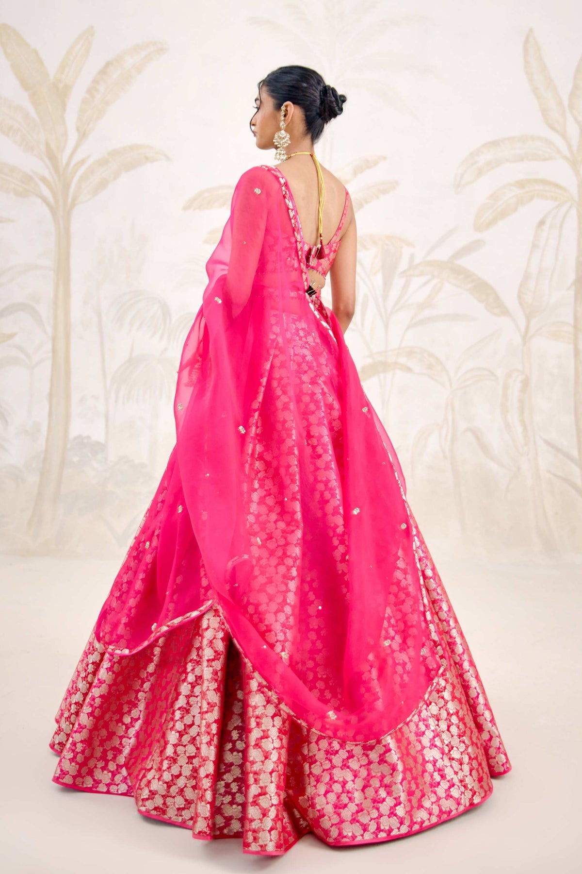 Fuchsia Lehenga Set