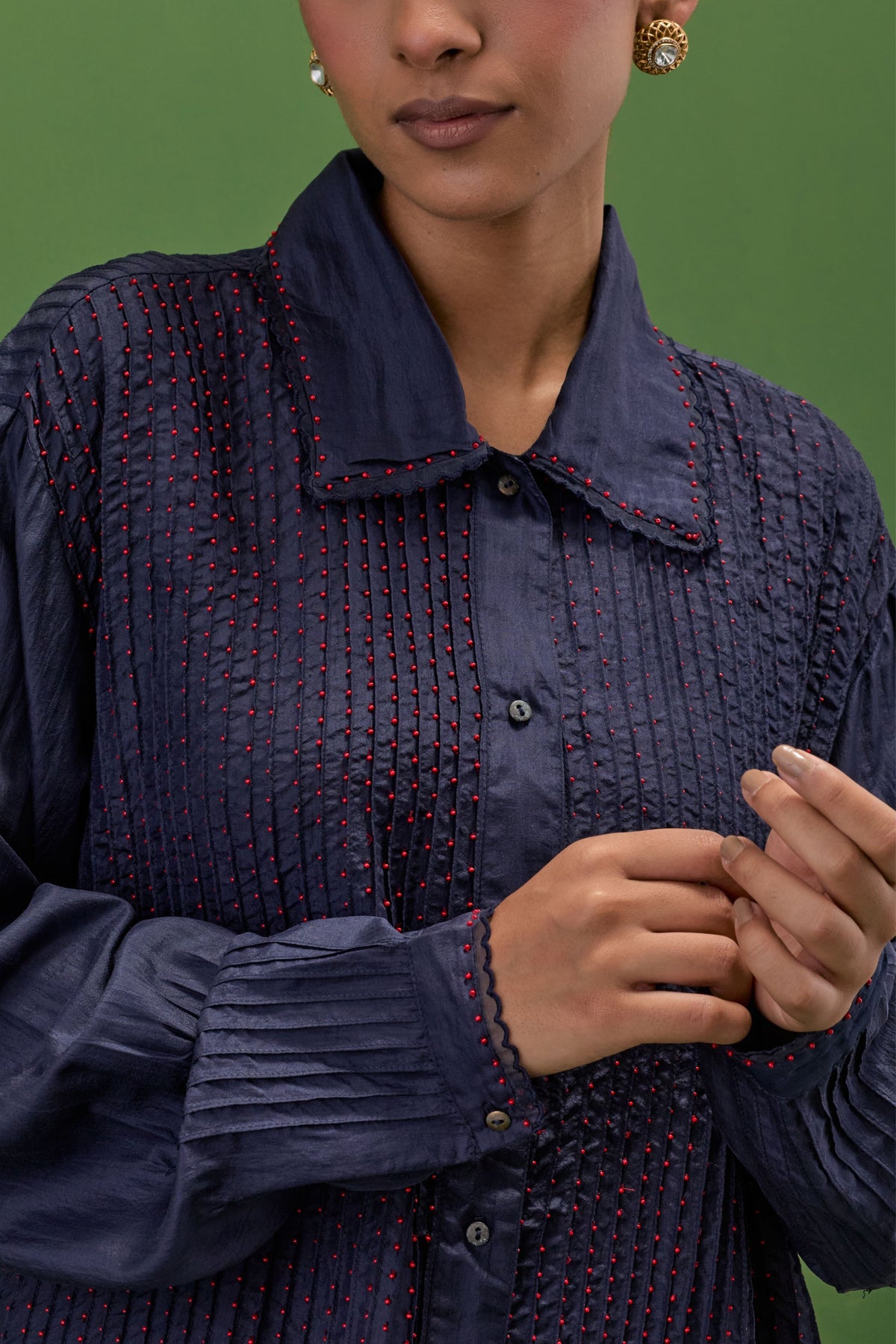 Midnight Blue Jacket Set