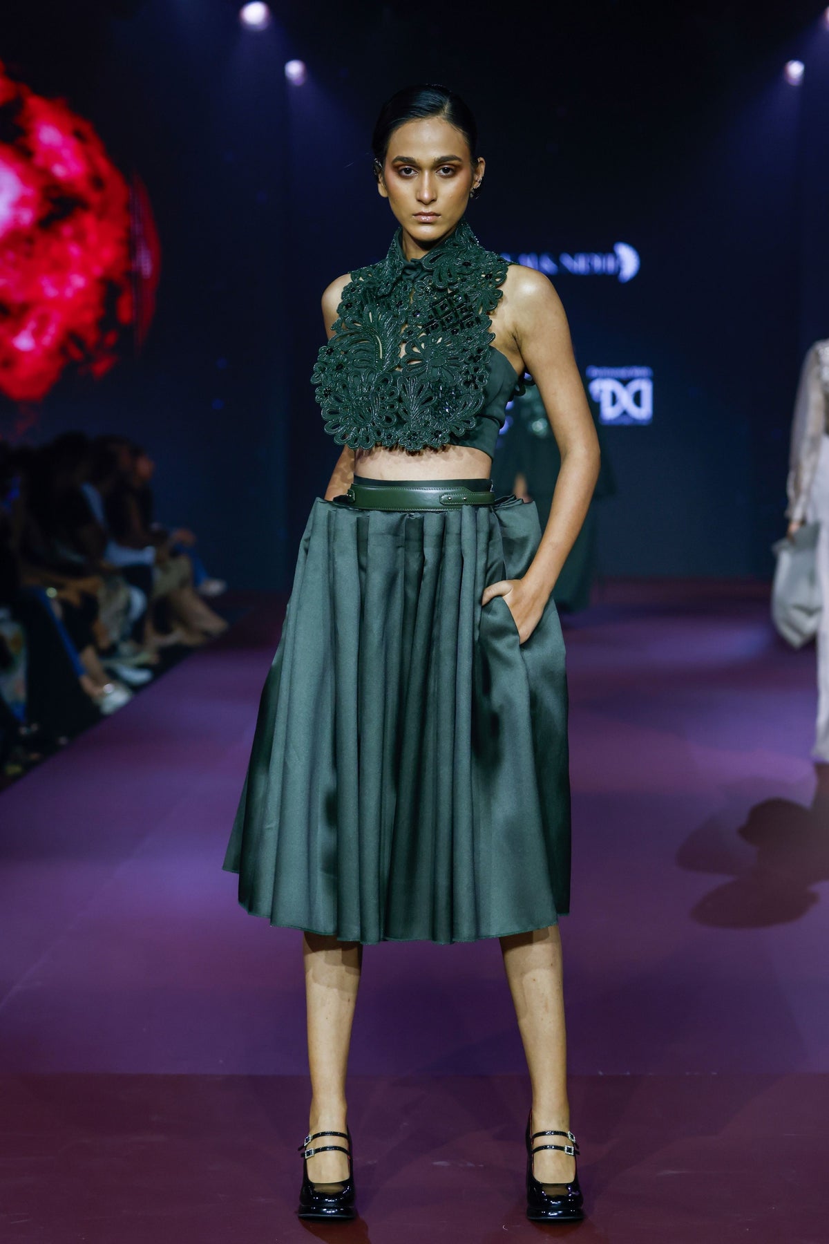 Chorus Cutwork Tuxedo Co-ord Set