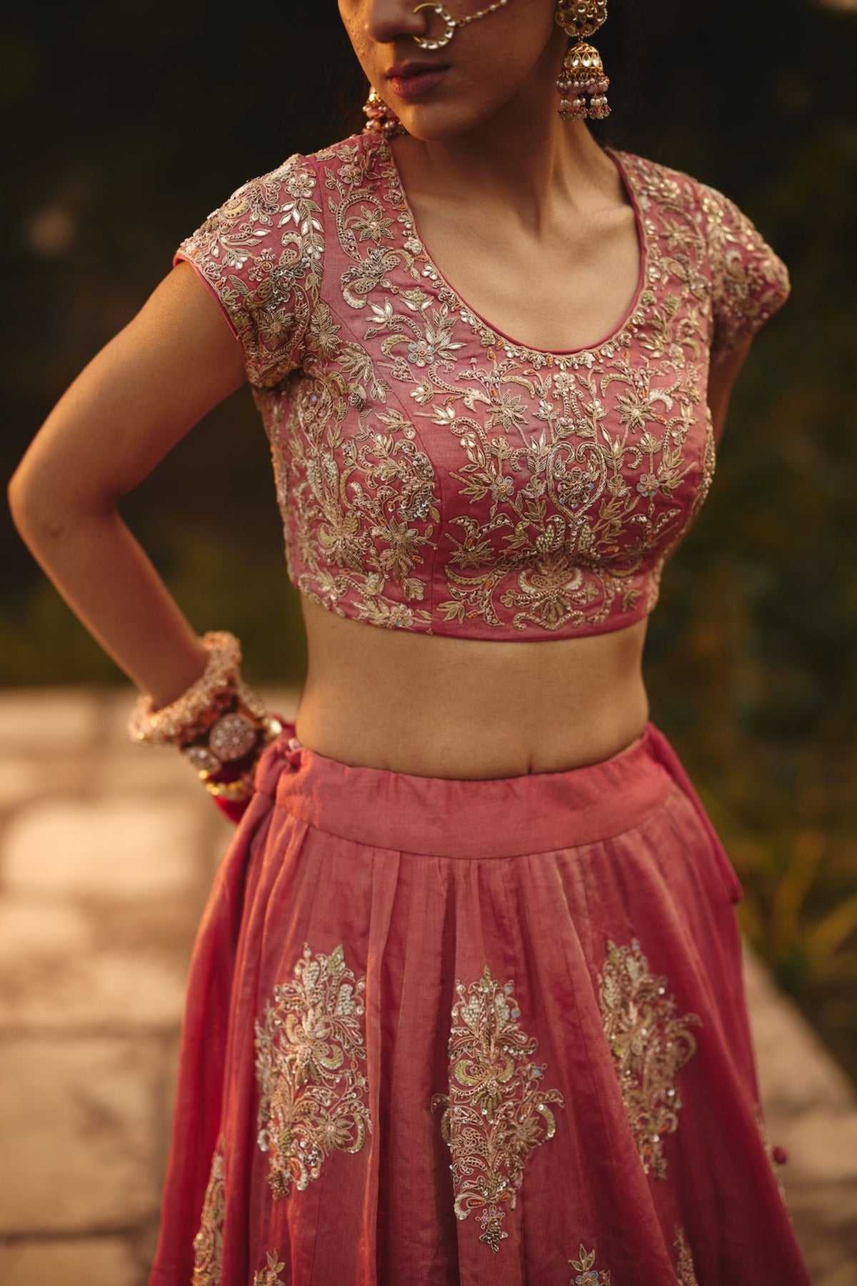 Nyassa Elian Lehenga and Blouse