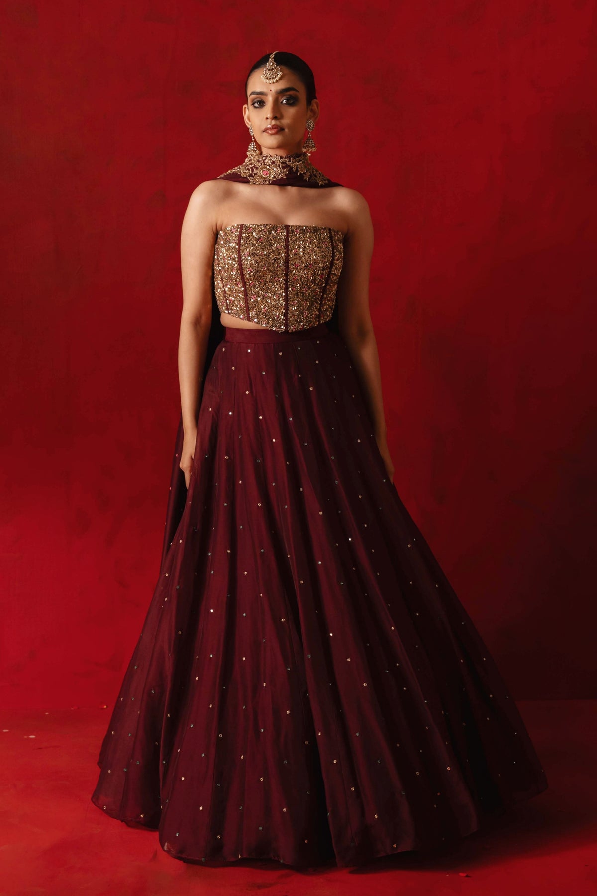 Maanvizhi Lehenga Set