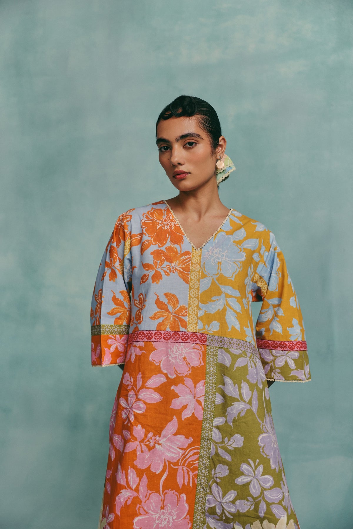 Patchwork Multi Kurta Set