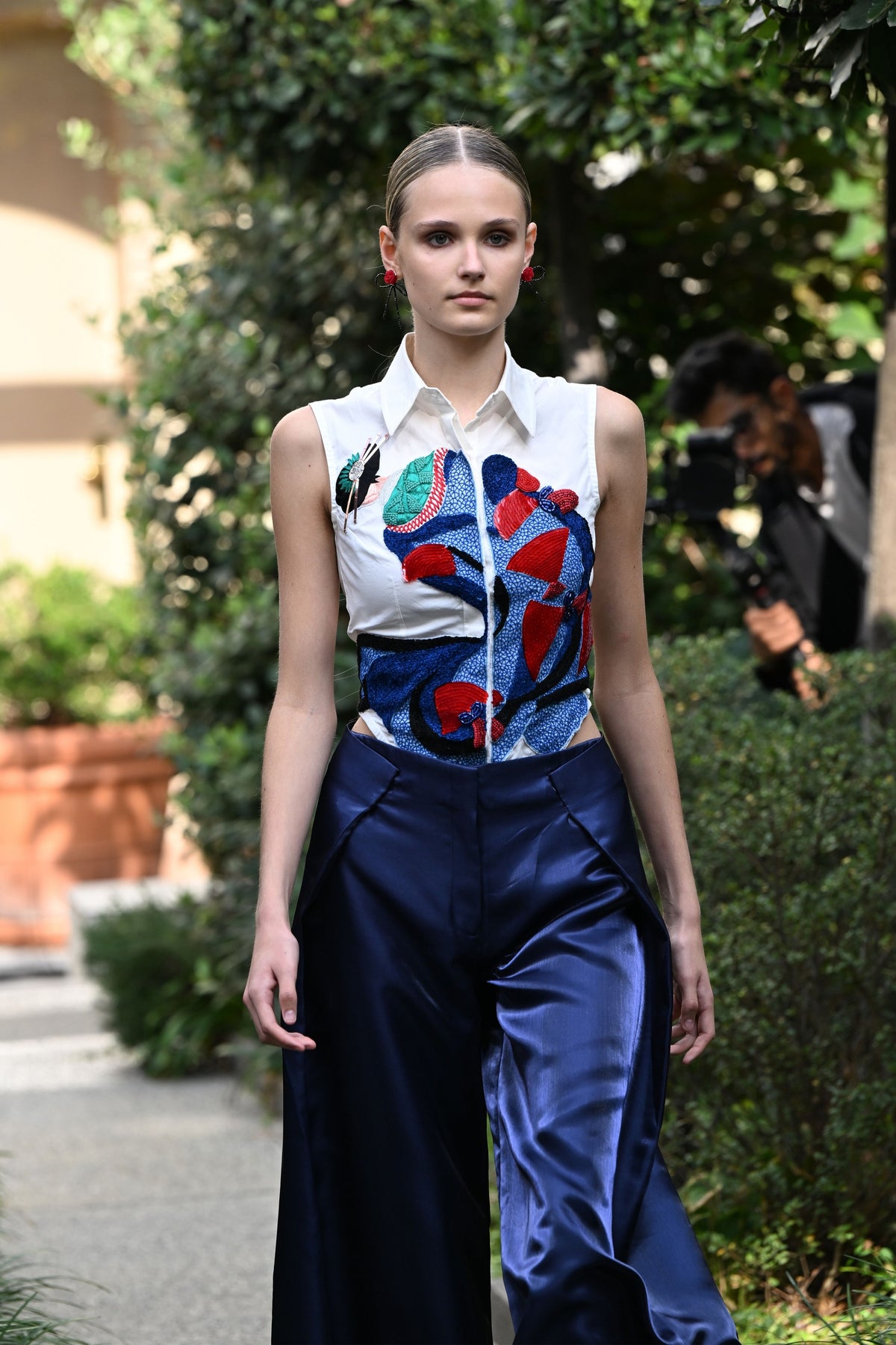 Edo Muse Embroidered BodySuit