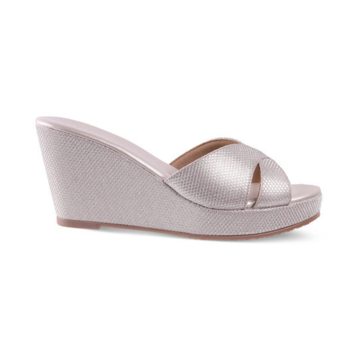 Aiyana Rose Gold Wedges