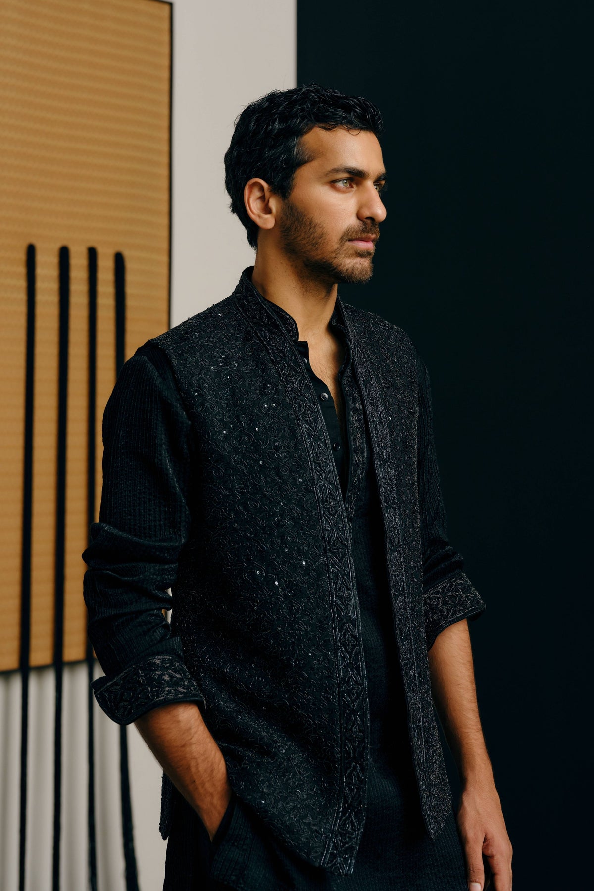 Pravah Nehru Jacket Set