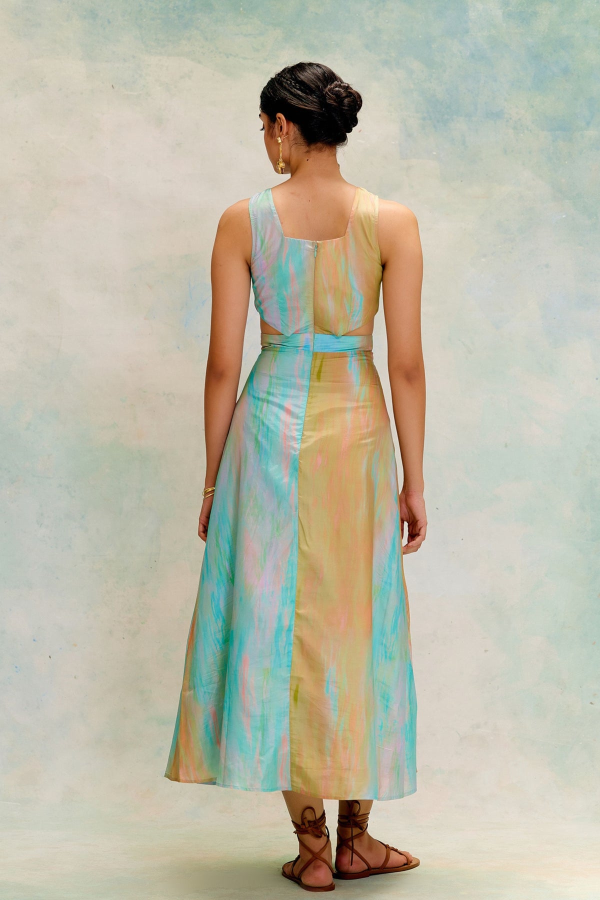 Brooke Sage Ombre Dress