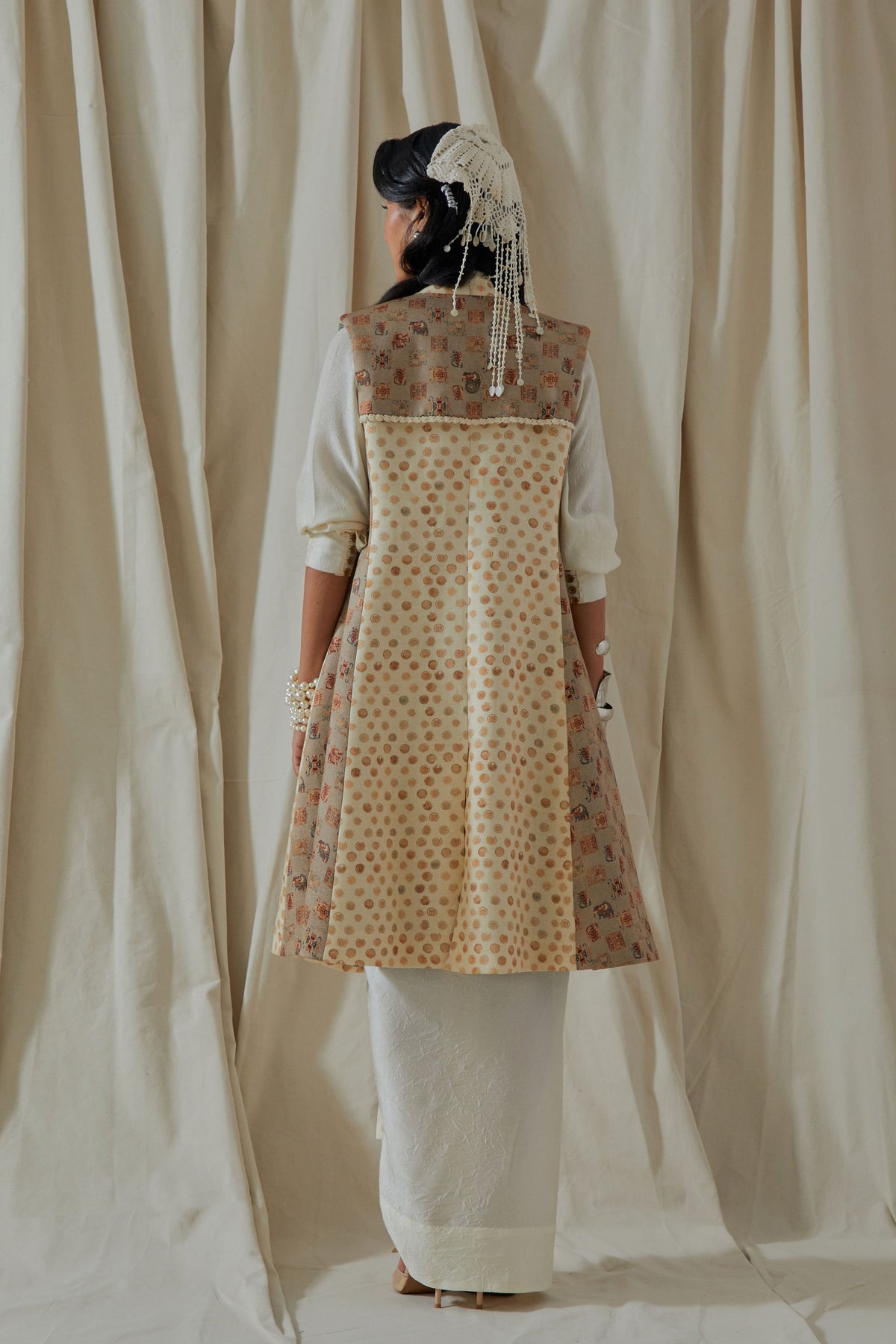 Hina Ecru Trench Coat