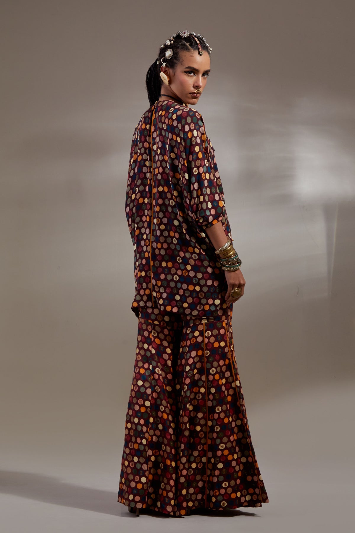 Kuru Trapeze Kurta Set