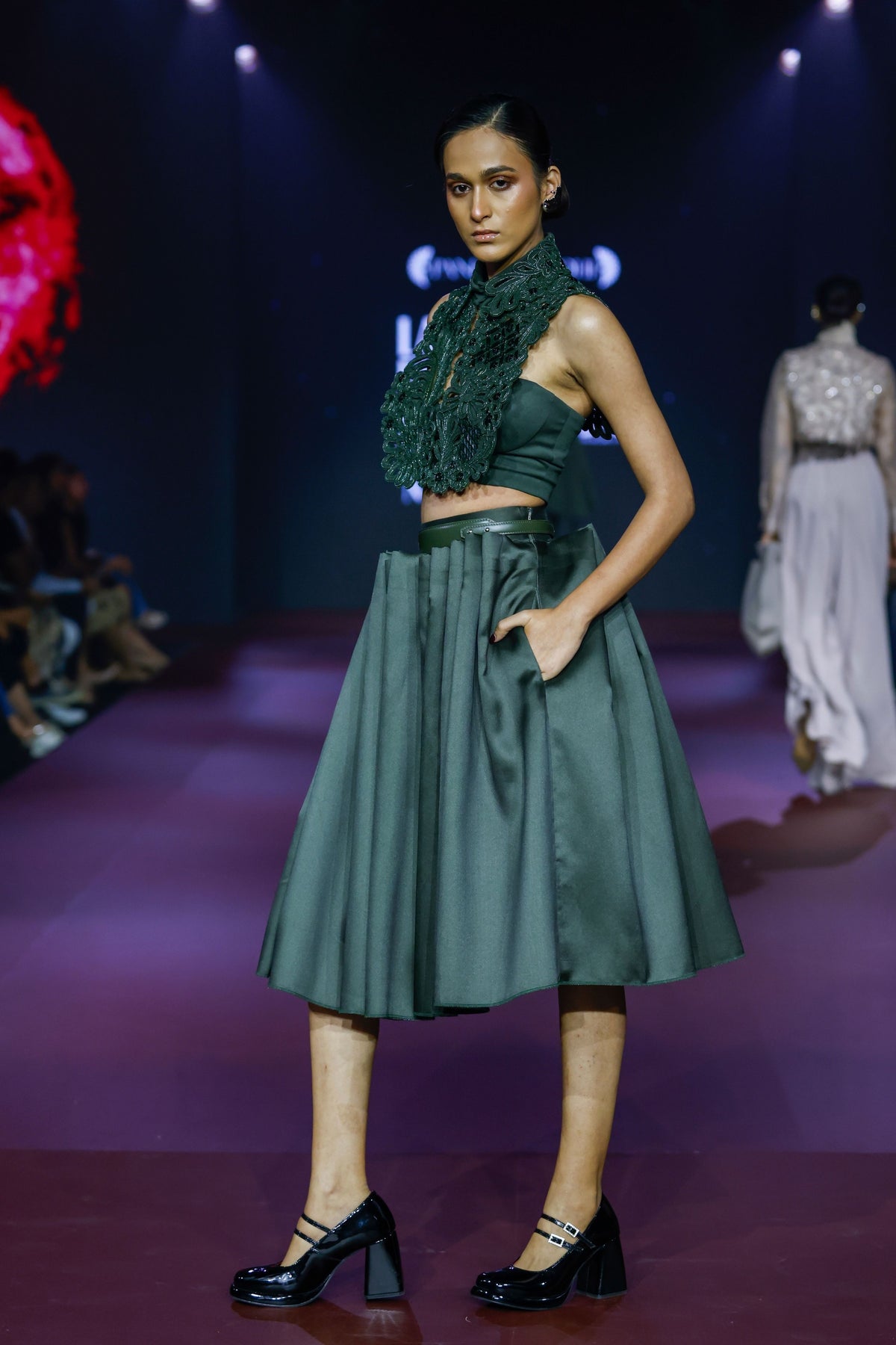 Chorus Cutwork Tuxedo Co-ord Set