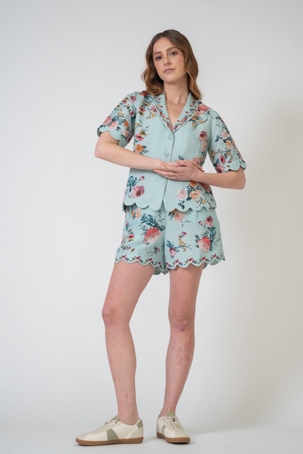 Liora Scalloped Shirt