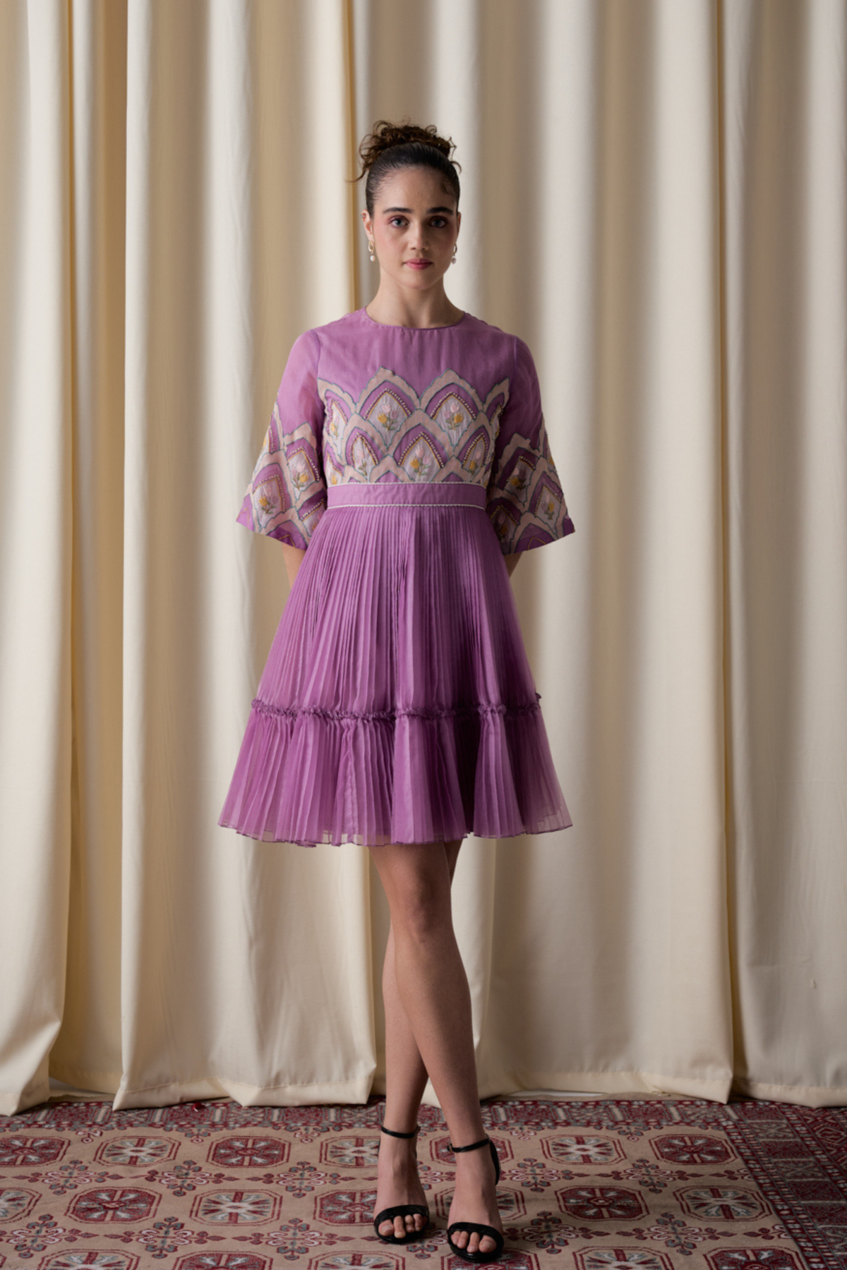 Orchid Skater Dress