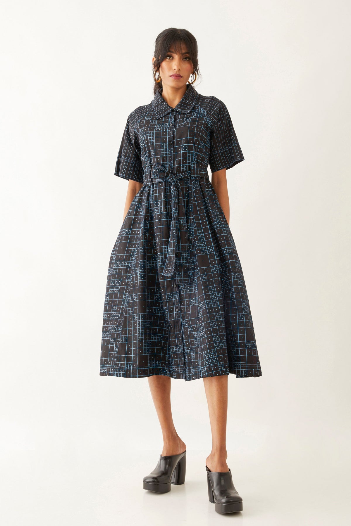 Plume Black Dress