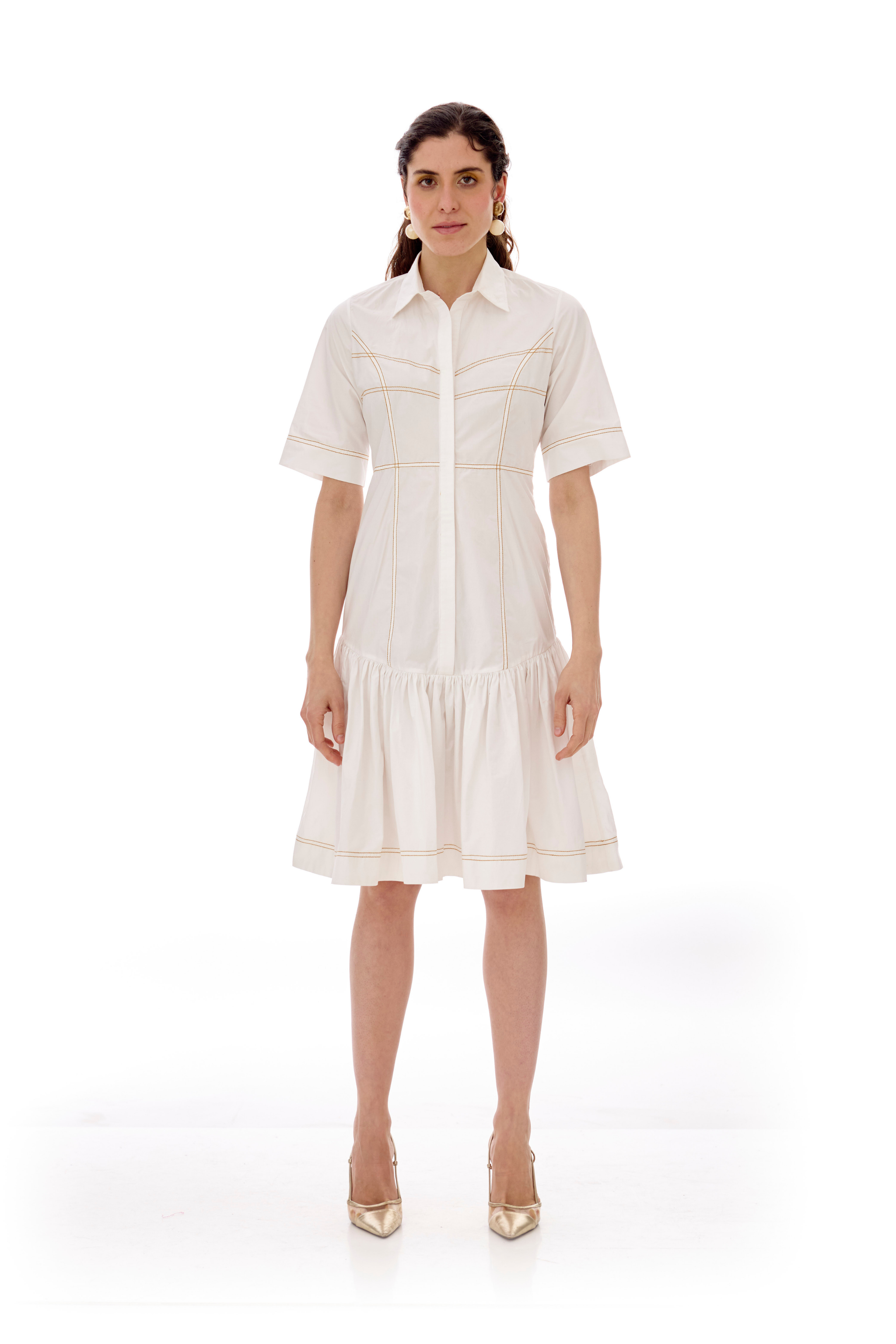 everly shirt dress Everly Shirtdress La Tre Clothing