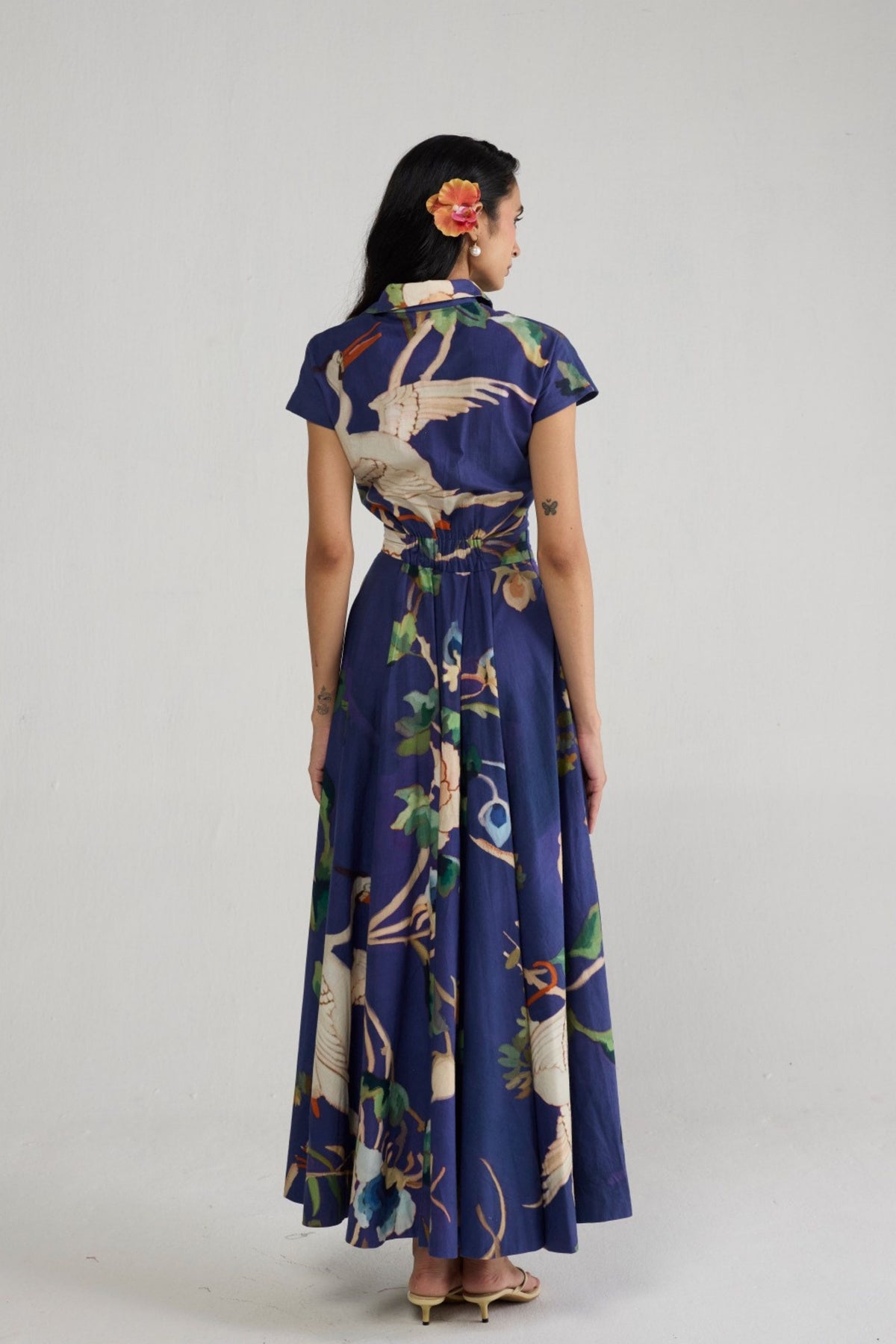 Fuji Side Buttons Dress