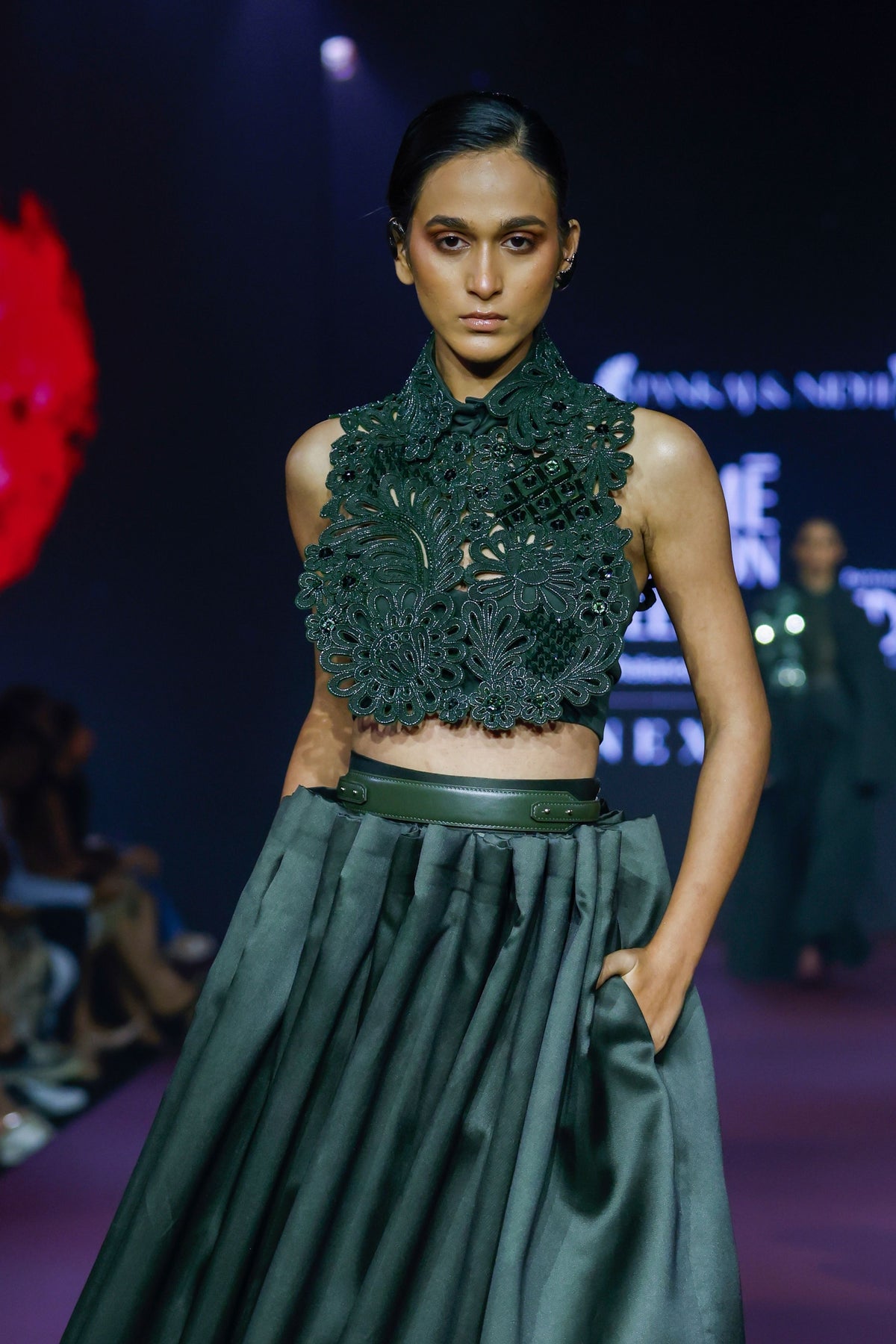 Chorus Cutwork Tuxedo Co-ord Set