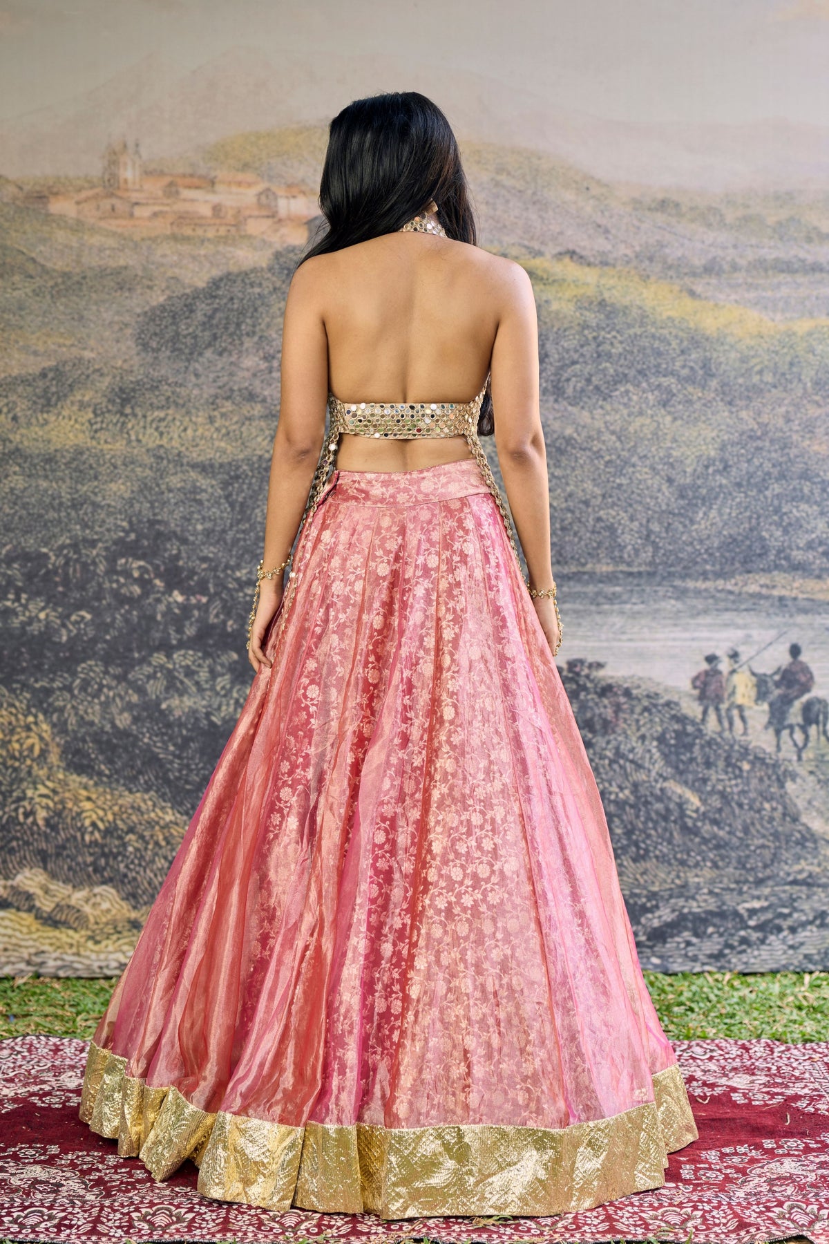 Gulbahar Mirror Lehenga Set