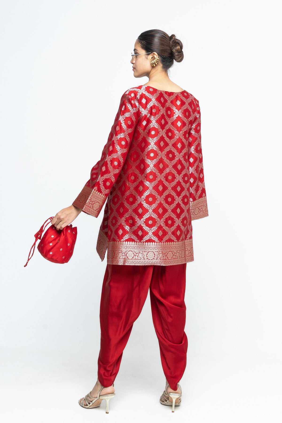 Heer Red Tunic Set