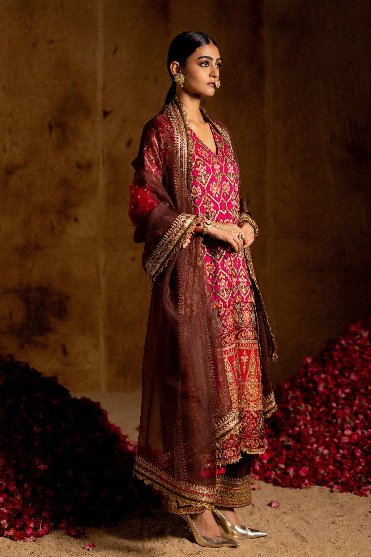 Nupur Patola Kurta Set