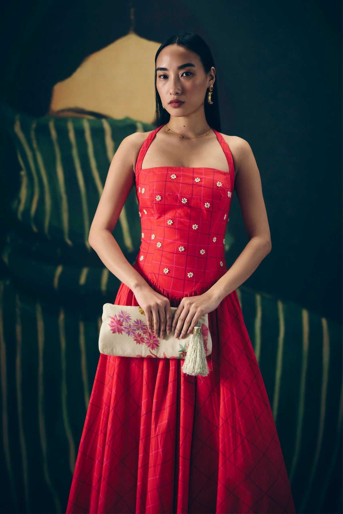 Akari Red Dress