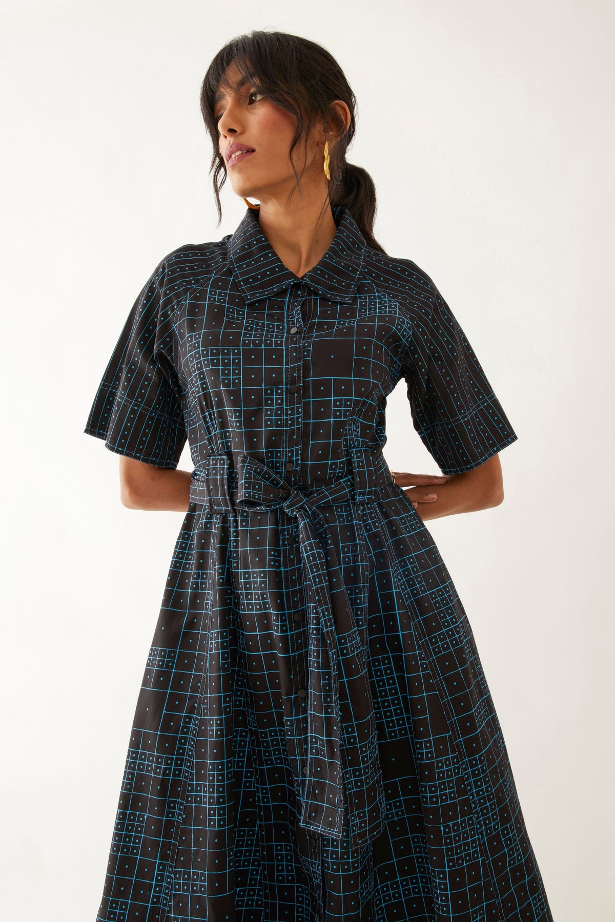 Plume Black Dress