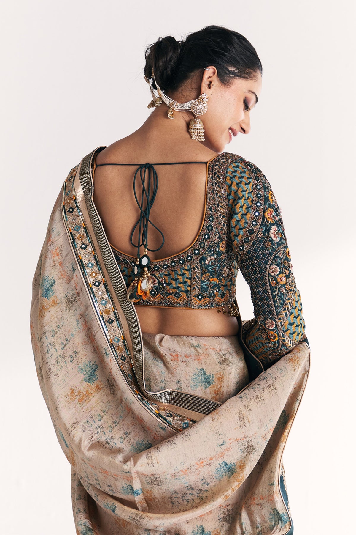 Gitanjali Blue Saree