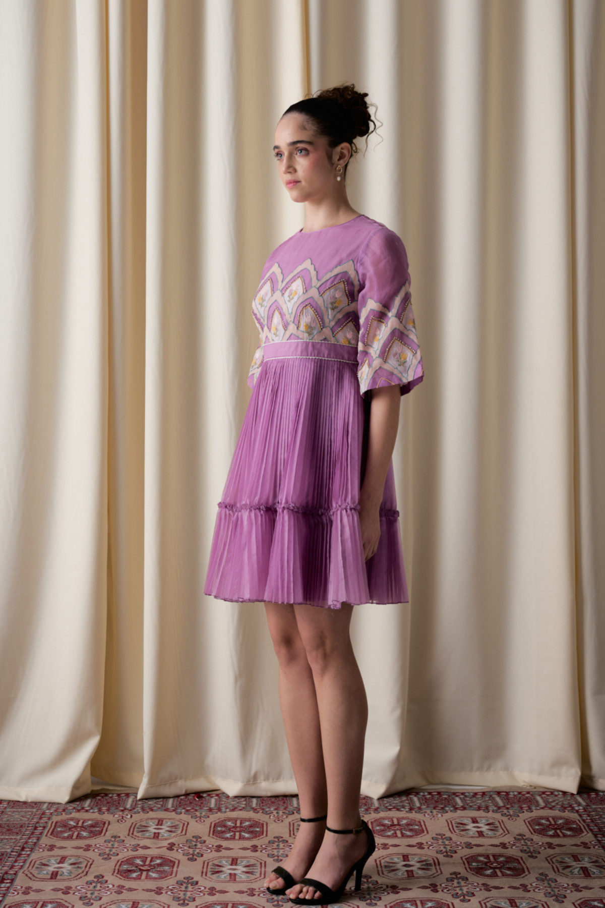 Orchid Skater Dress