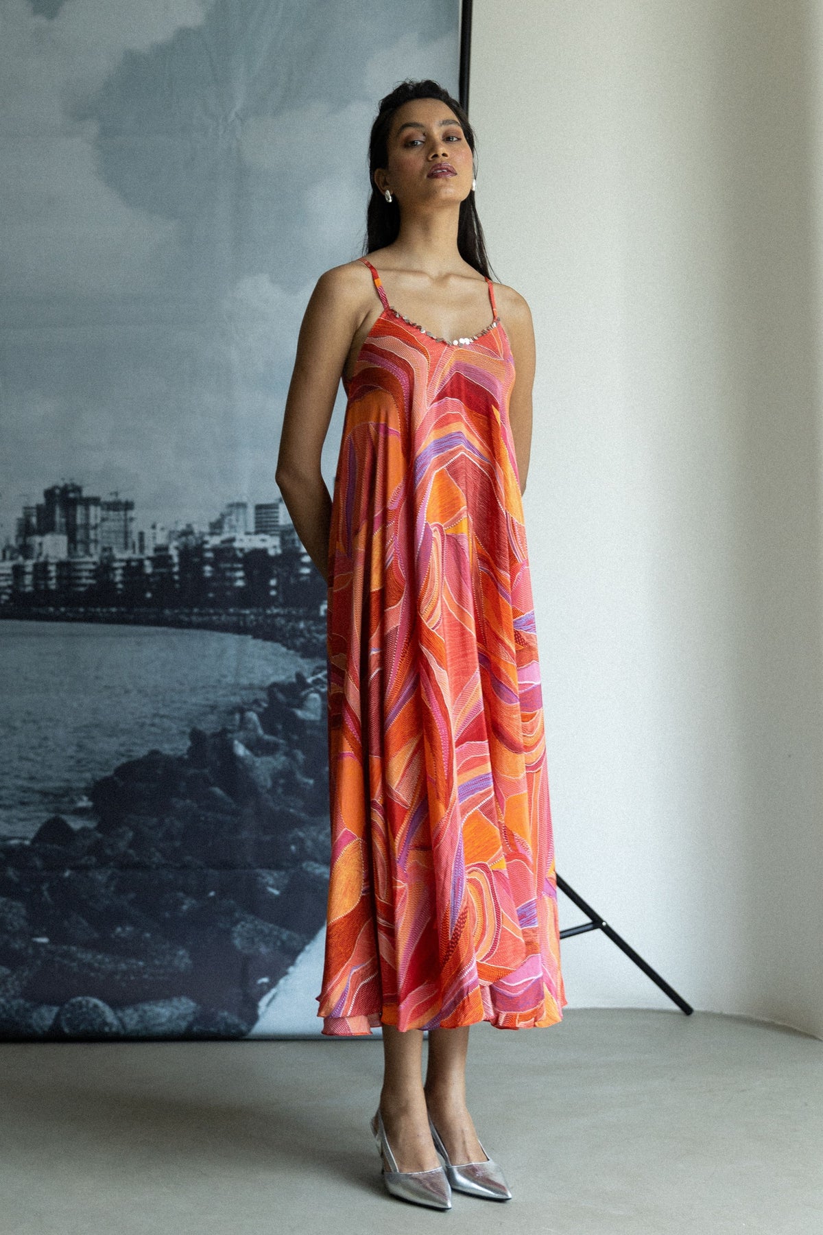 Citrus Strappy Dress