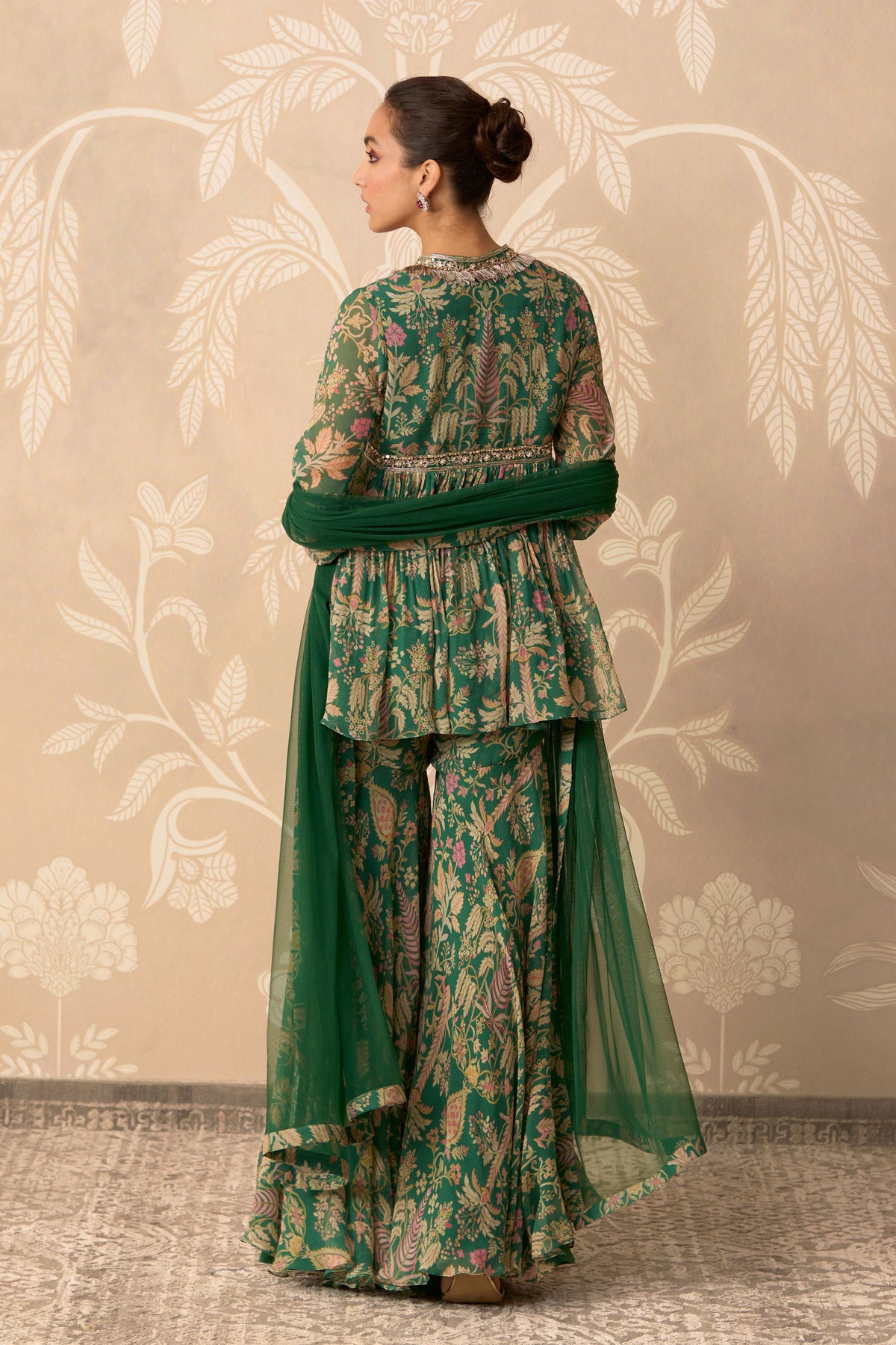 Nazneen Peplum Sharara Set