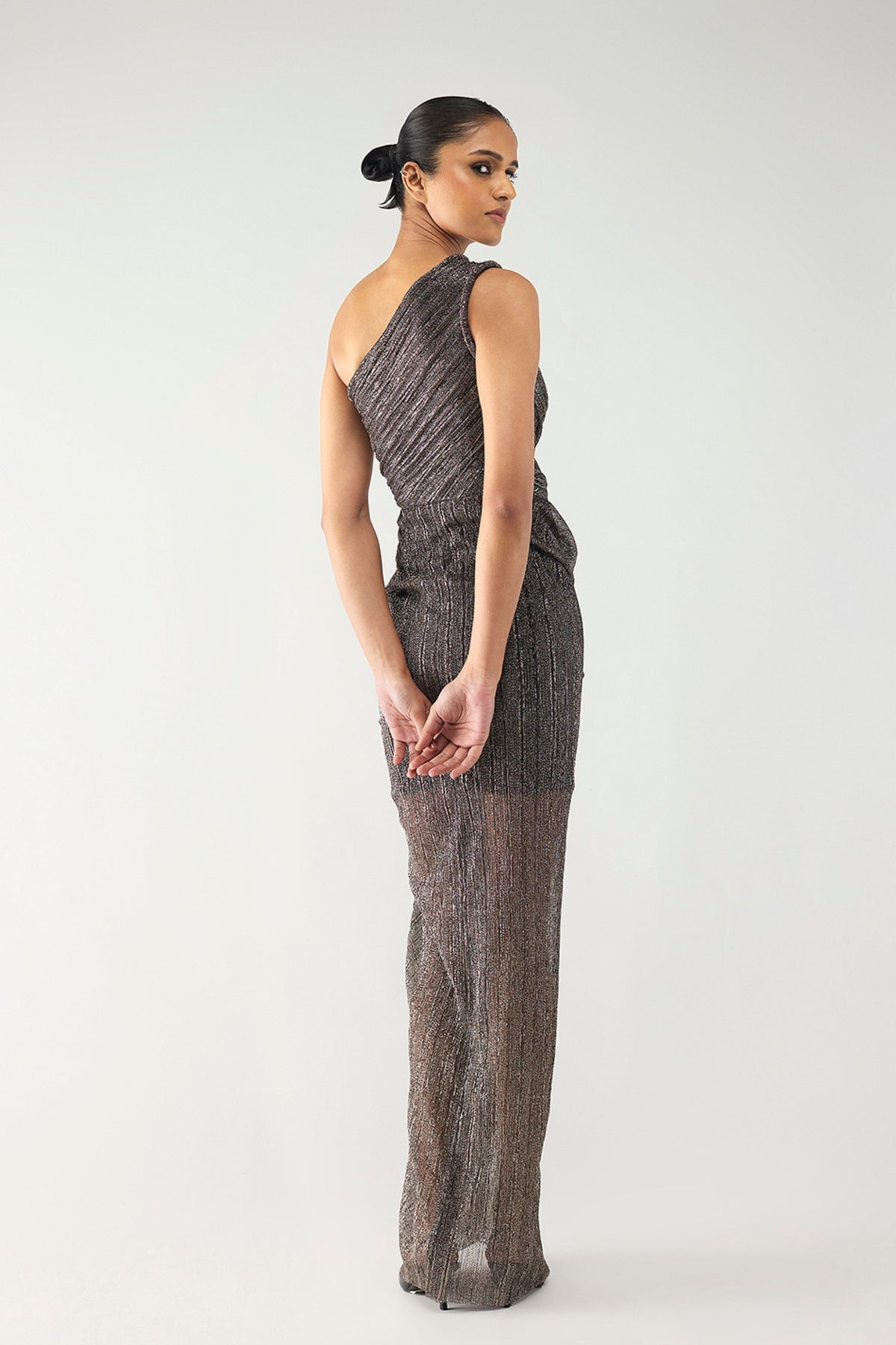 Bronze Draped Gown
