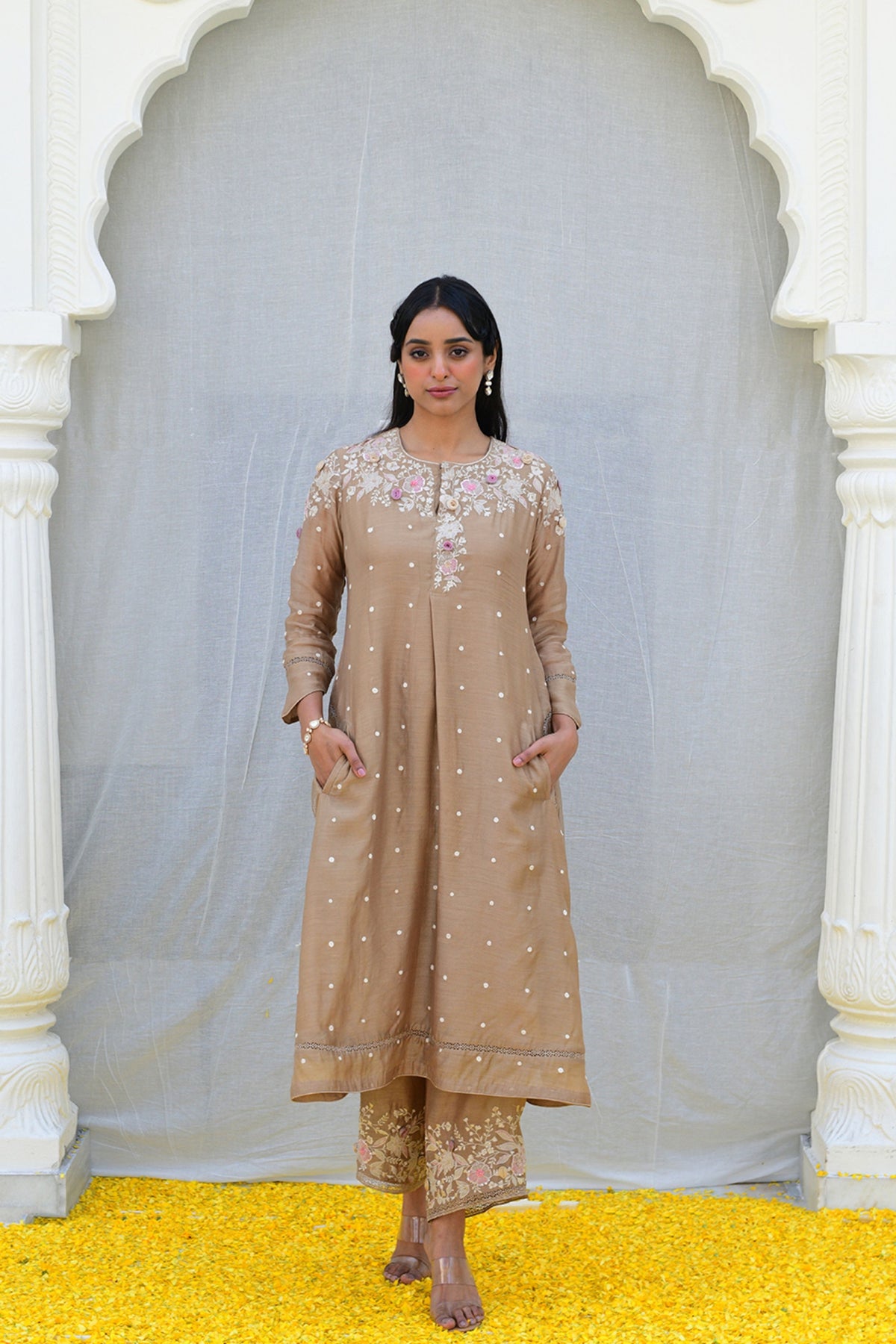 Ivory Light Long Kurta