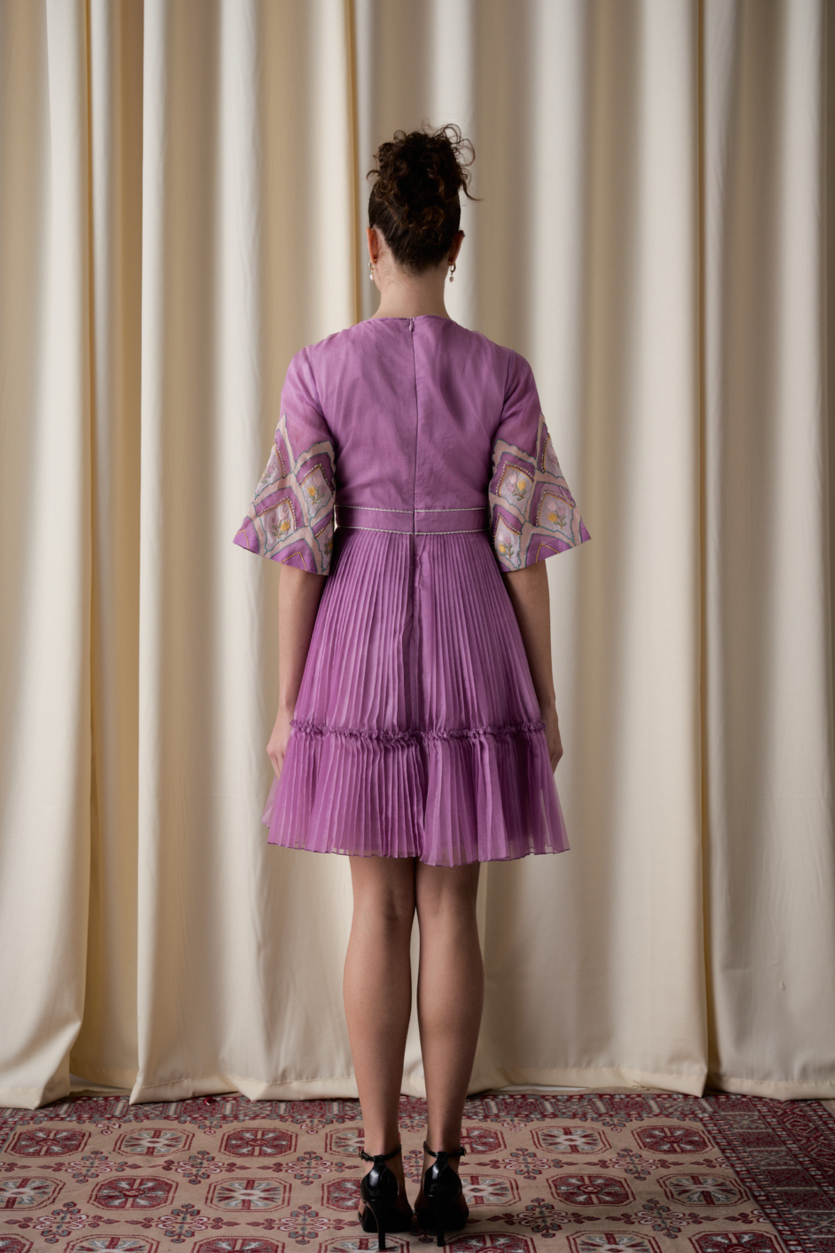 Orchid Skater Dress