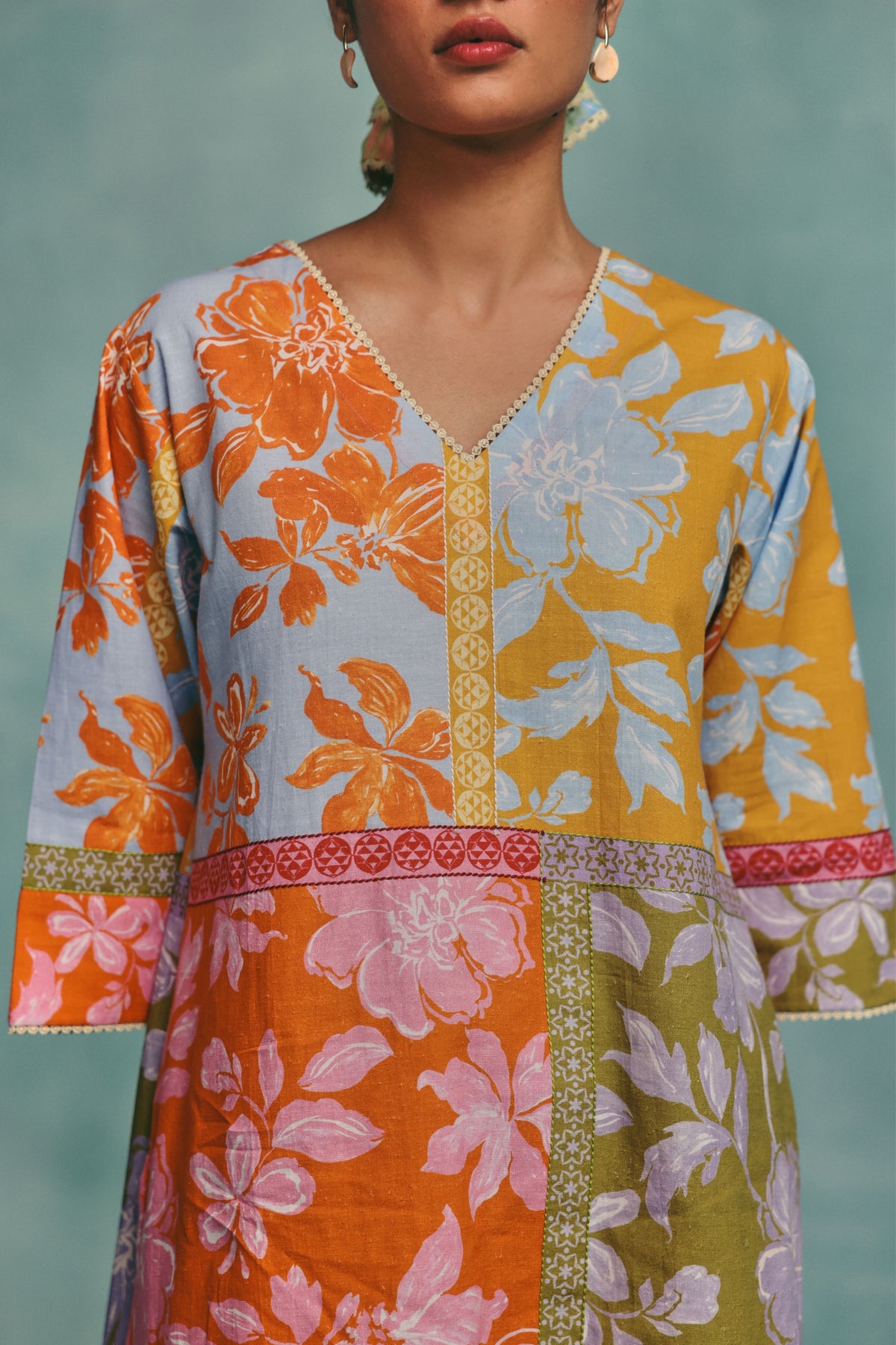 Patchwork Multi Kurta Set