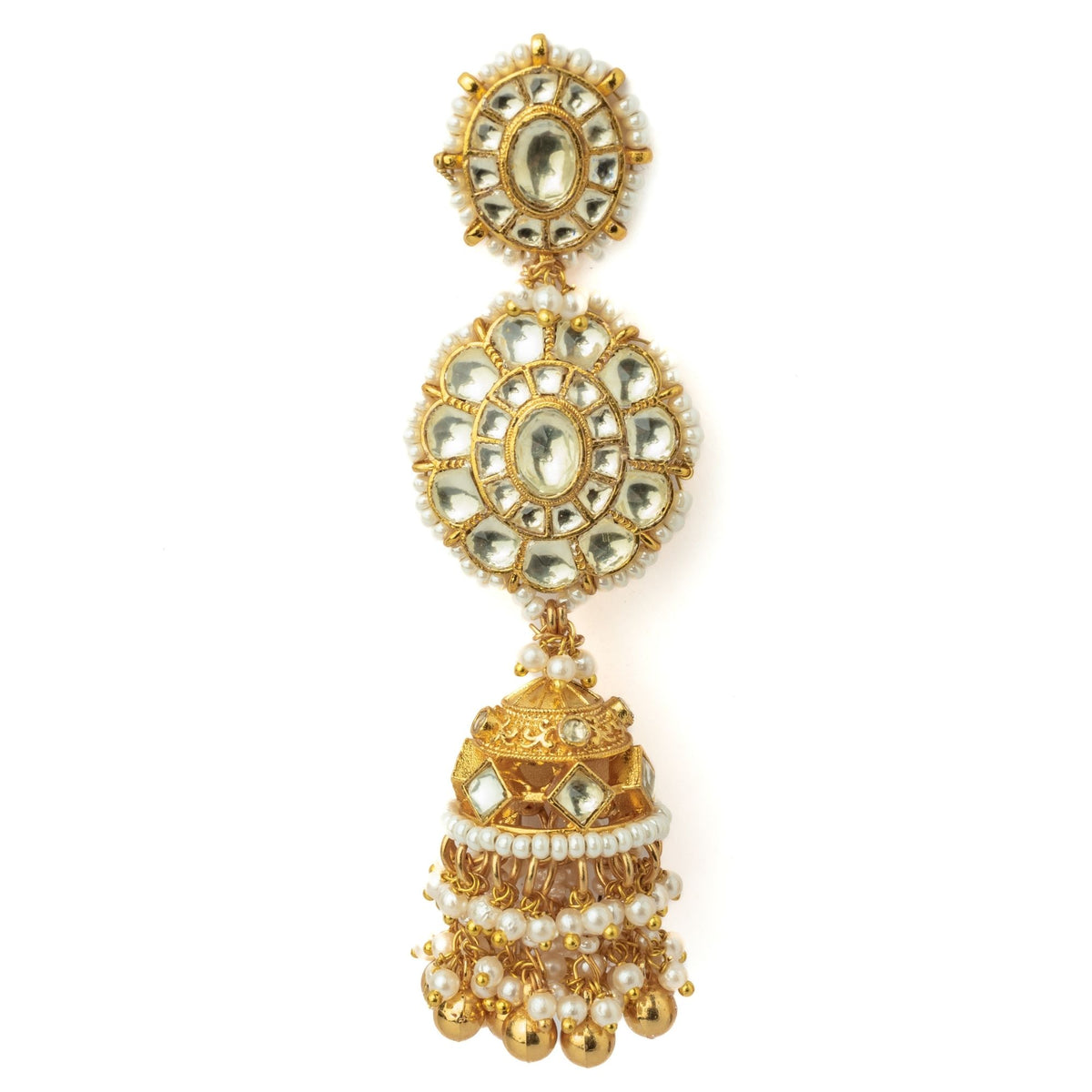 Polki Pair of Earrings