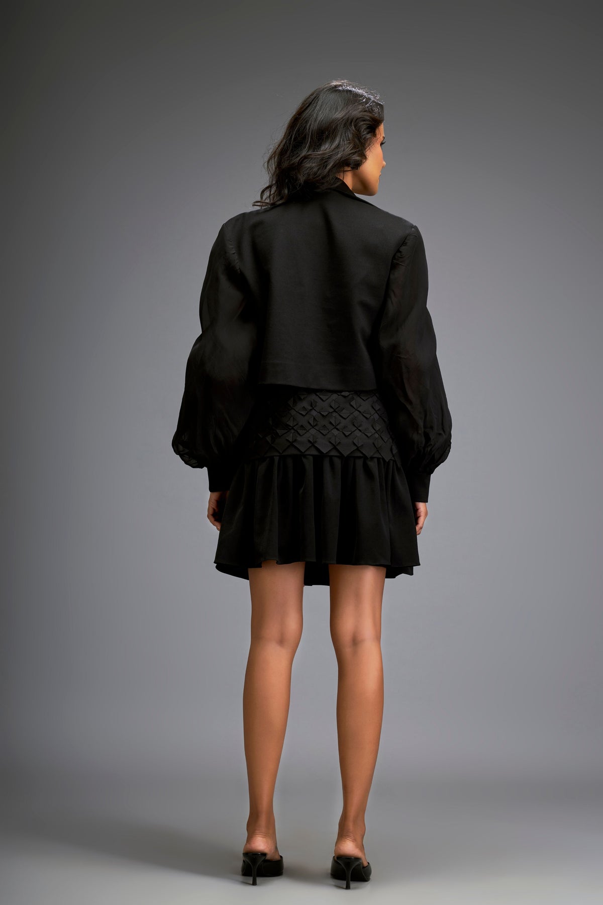Black Jacket Co-ordinated Sets