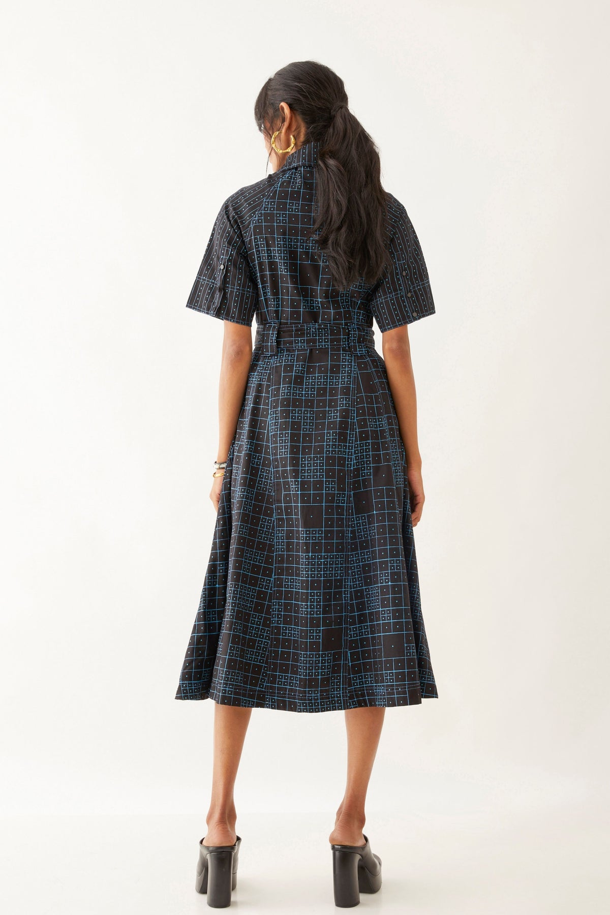 Plume Black Dress