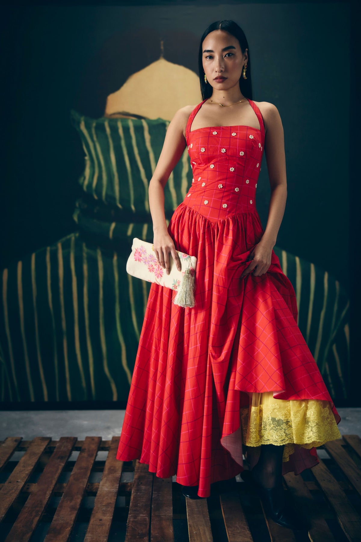 Akari Red Dress